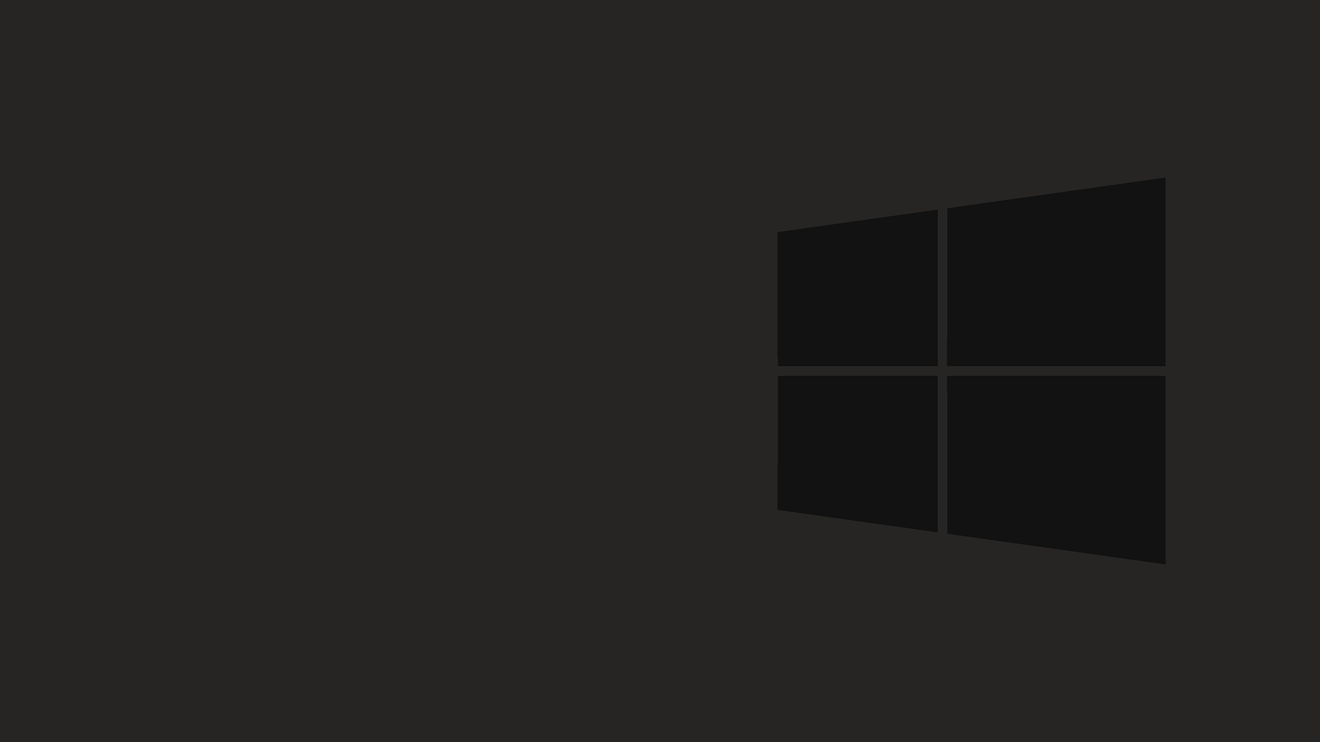 Windows 10 Logo Minimal Dark Wallpapers