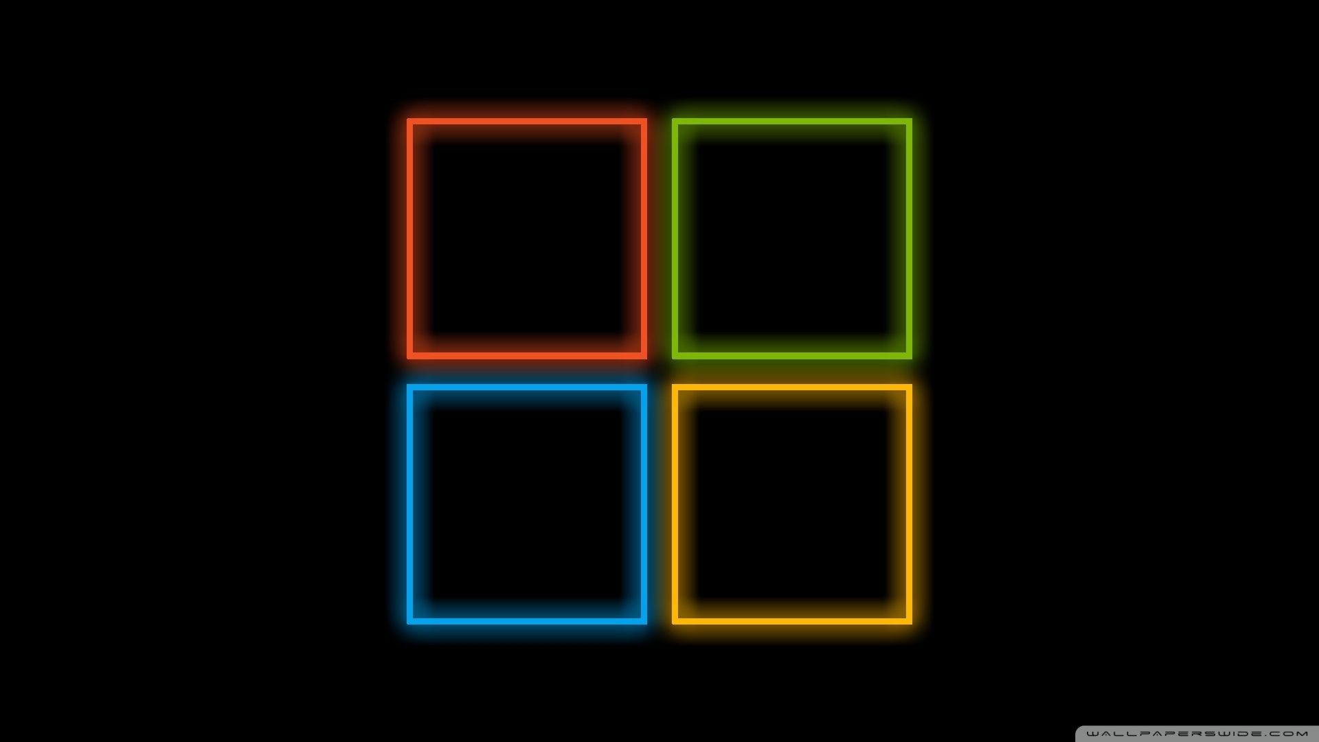 Windows 10 Logo Red Neon Wallpapers