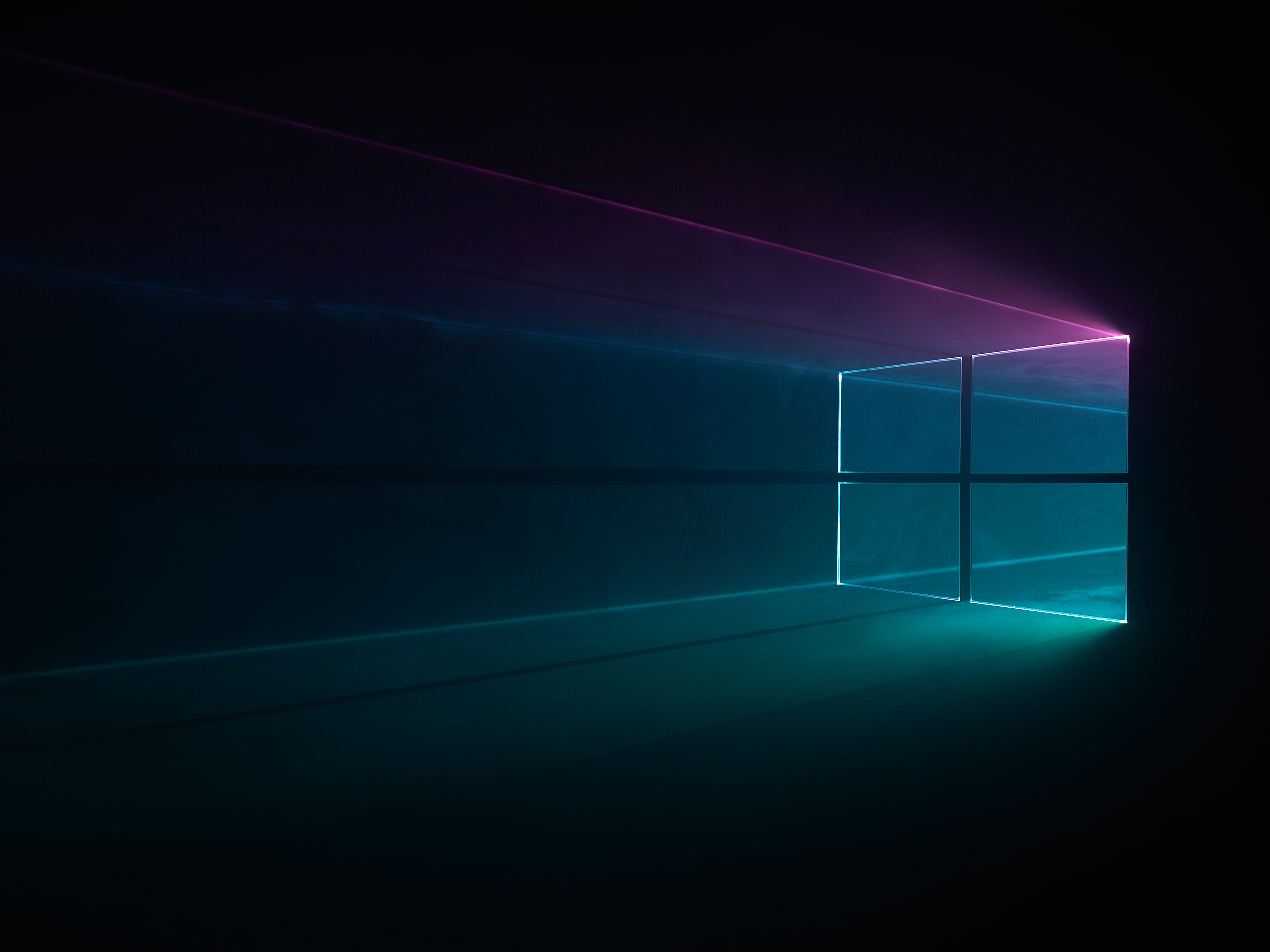 Windows 10 Logo Red Neon Wallpapers