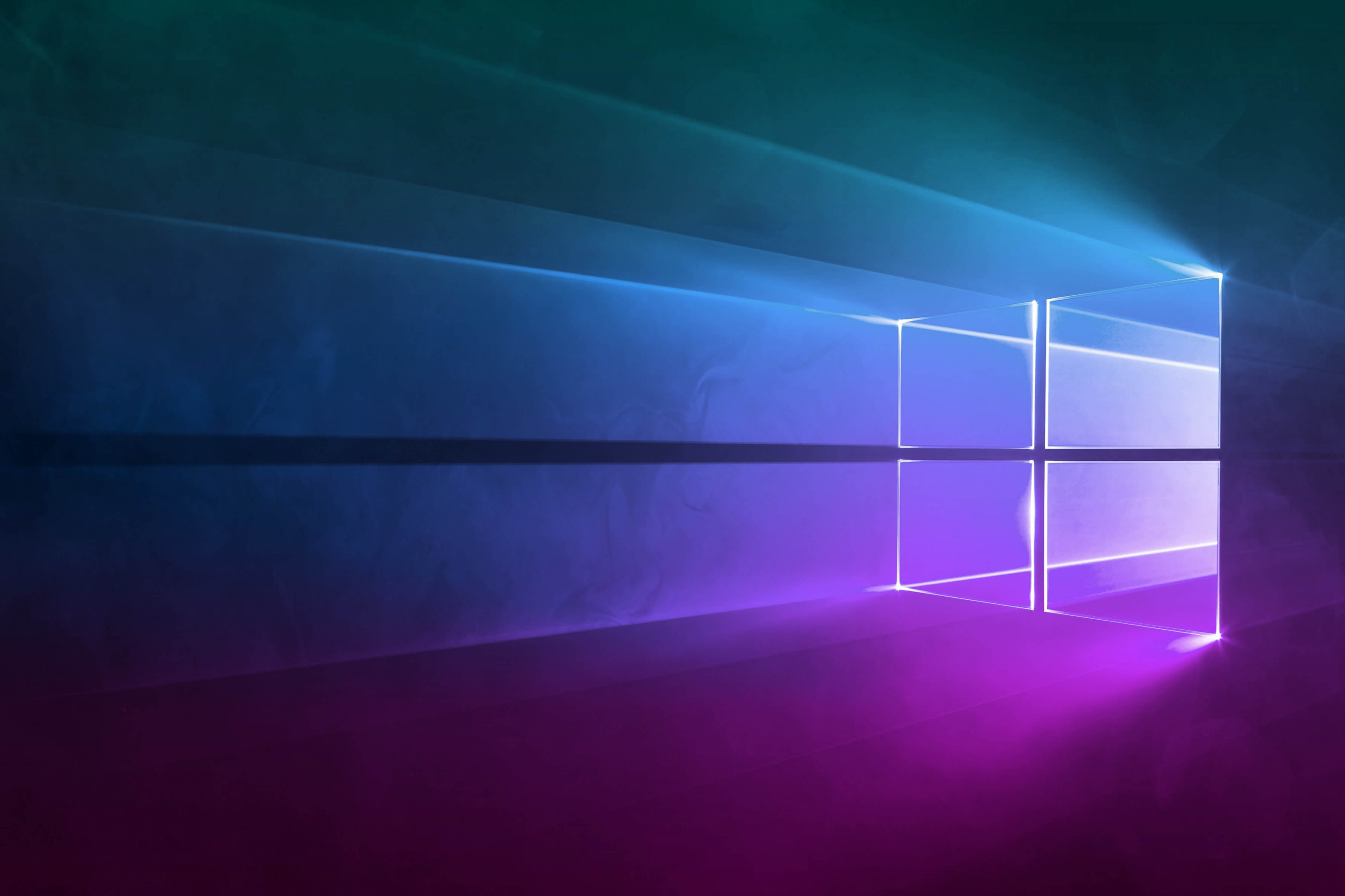 Windows 10 Neon Logo Wallpapers