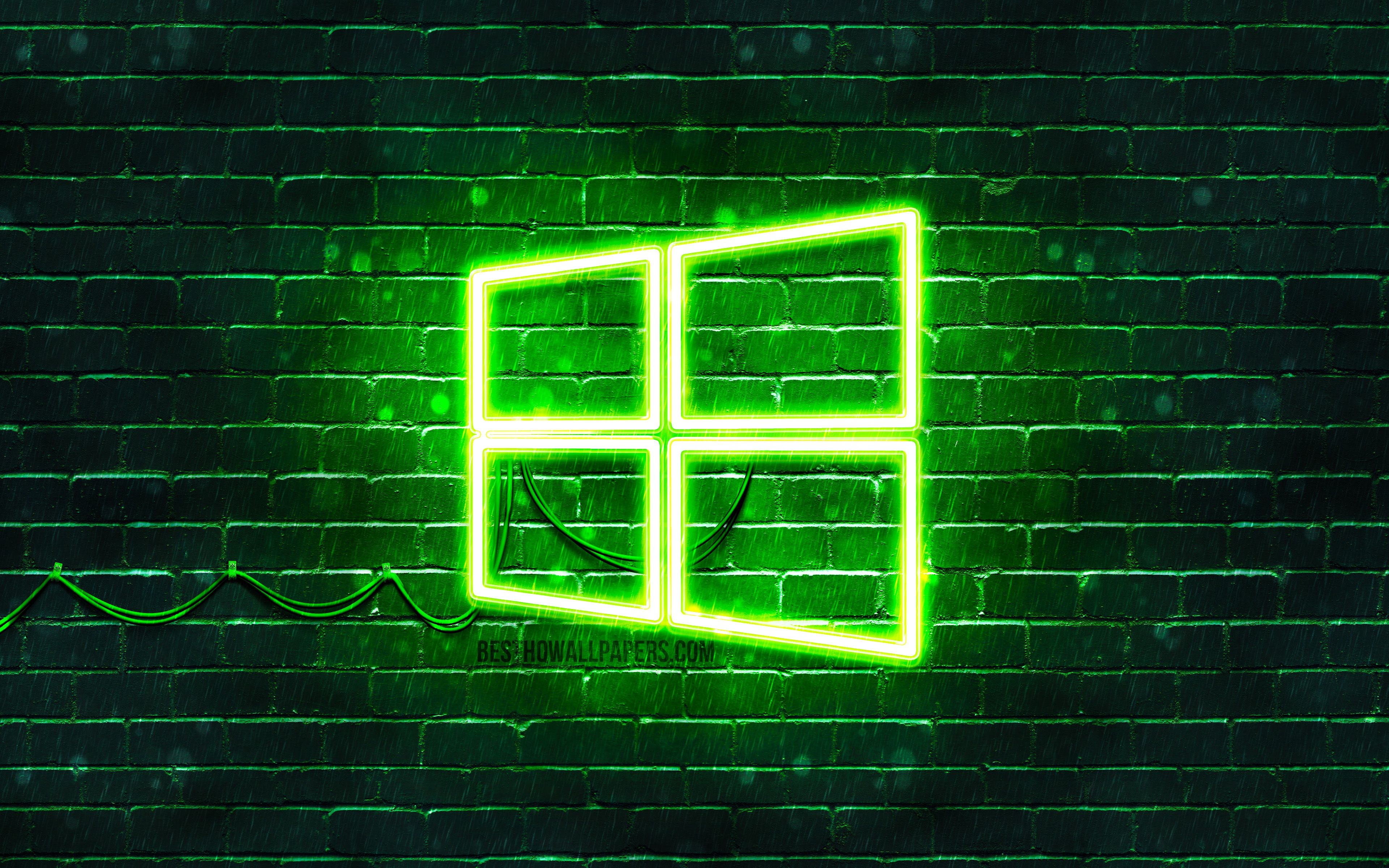 Windows 10 Neon Logo Wallpapers