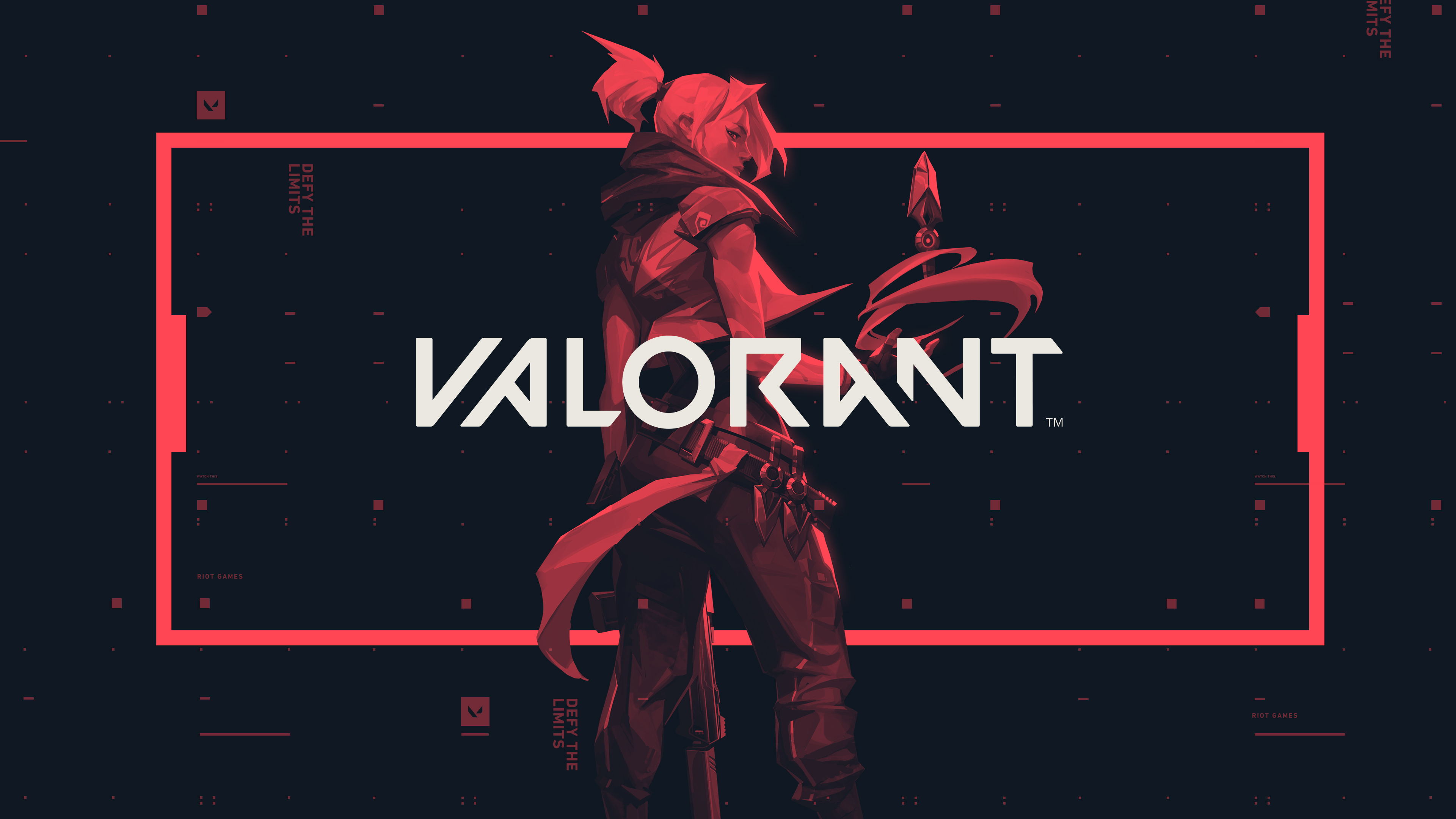 Windows 10 X Valorant Logo Wallpapers