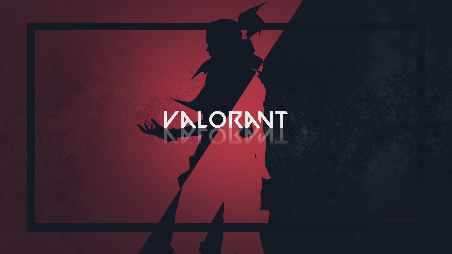 Windows 10 X Valorant Logo Wallpapers