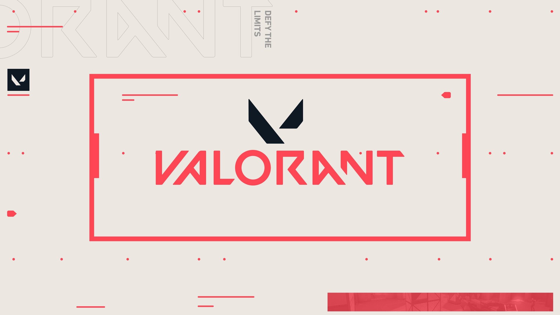 Windows 10 X Valorant Logo Wallpapers