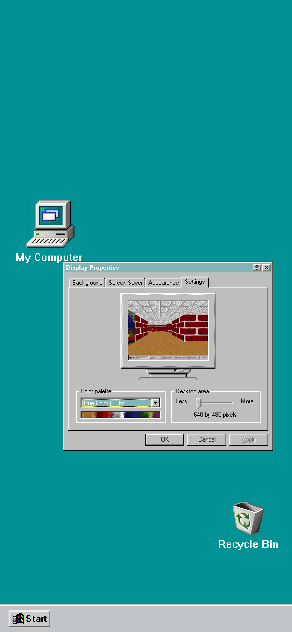 Windows 95 Desktop Backgrounds