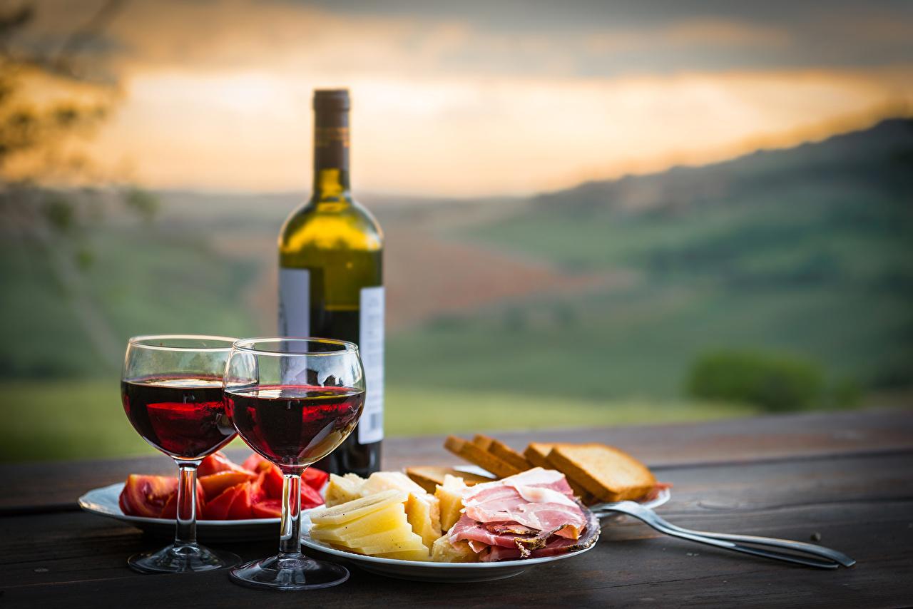 Wine And Cheese Background