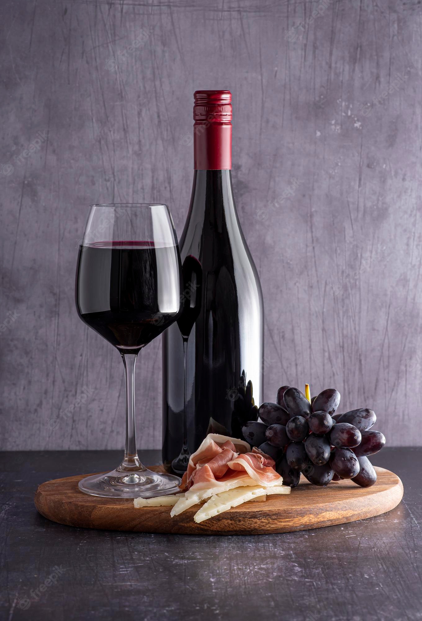 Wine And Cheese Background