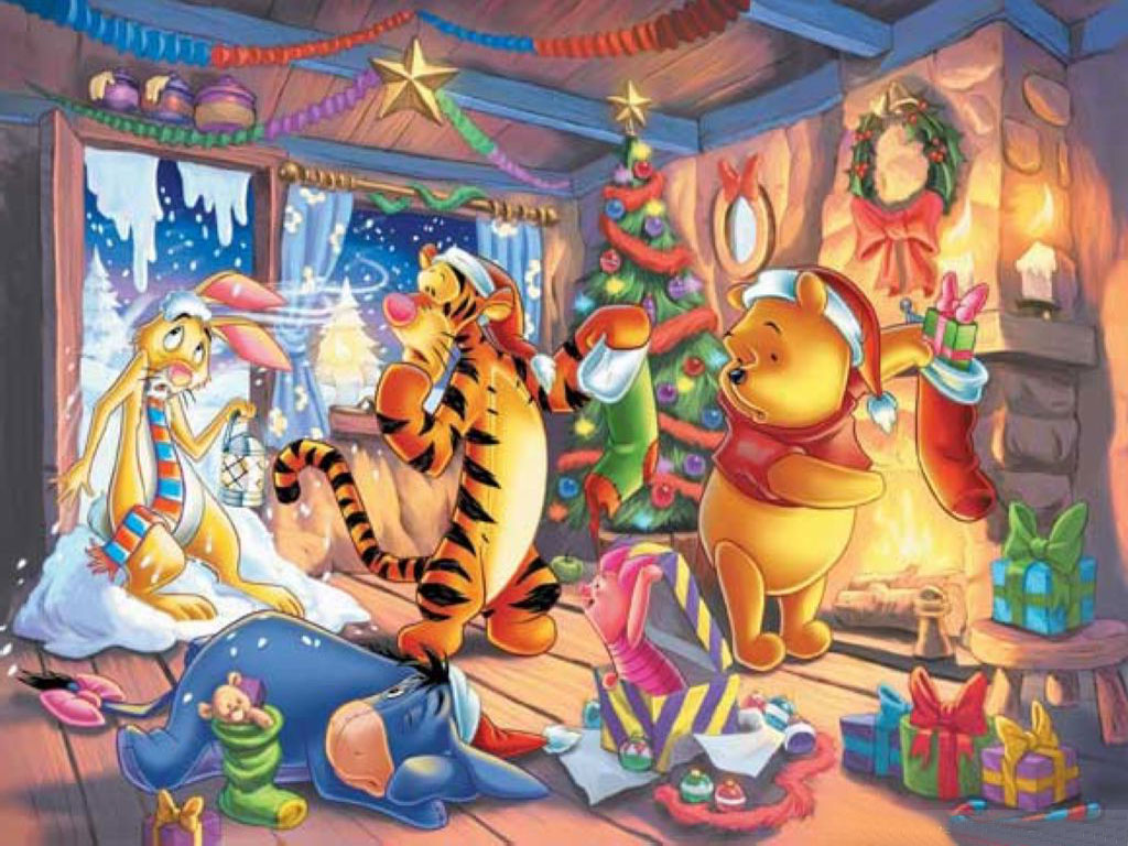 Winnie The Pooh Christmas Wallpapers