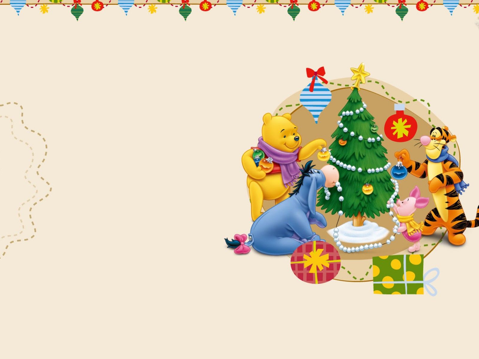 Winnie The Pooh Christmas Wallpapers