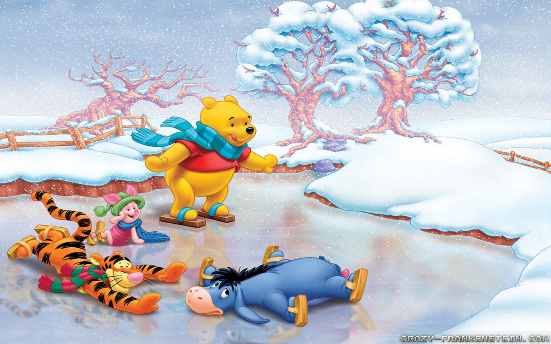 Winnie The Pooh Christmas Wallpapers