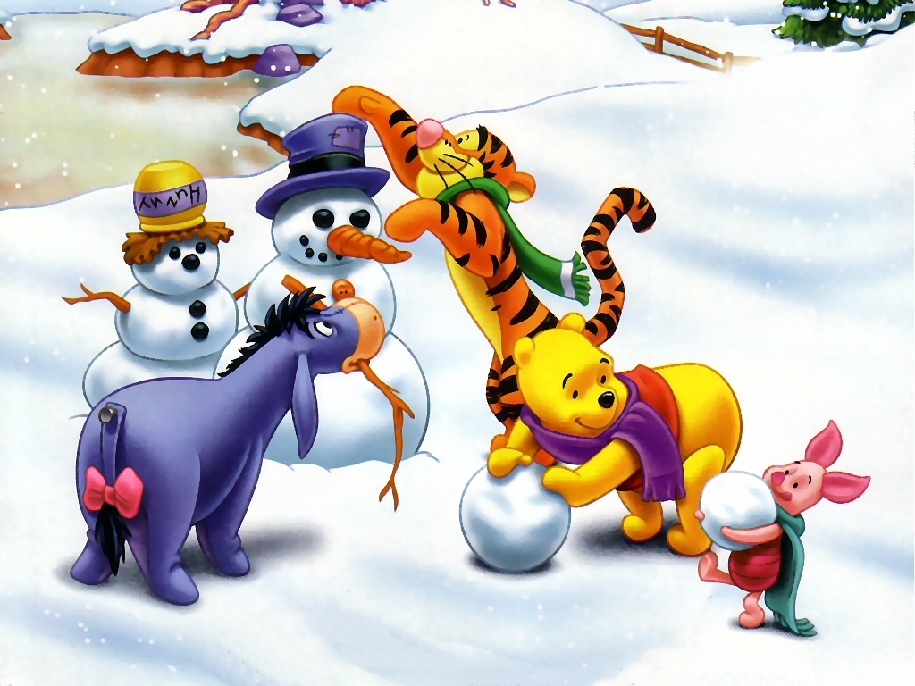 Winnie The Pooh Christmas Wallpapers