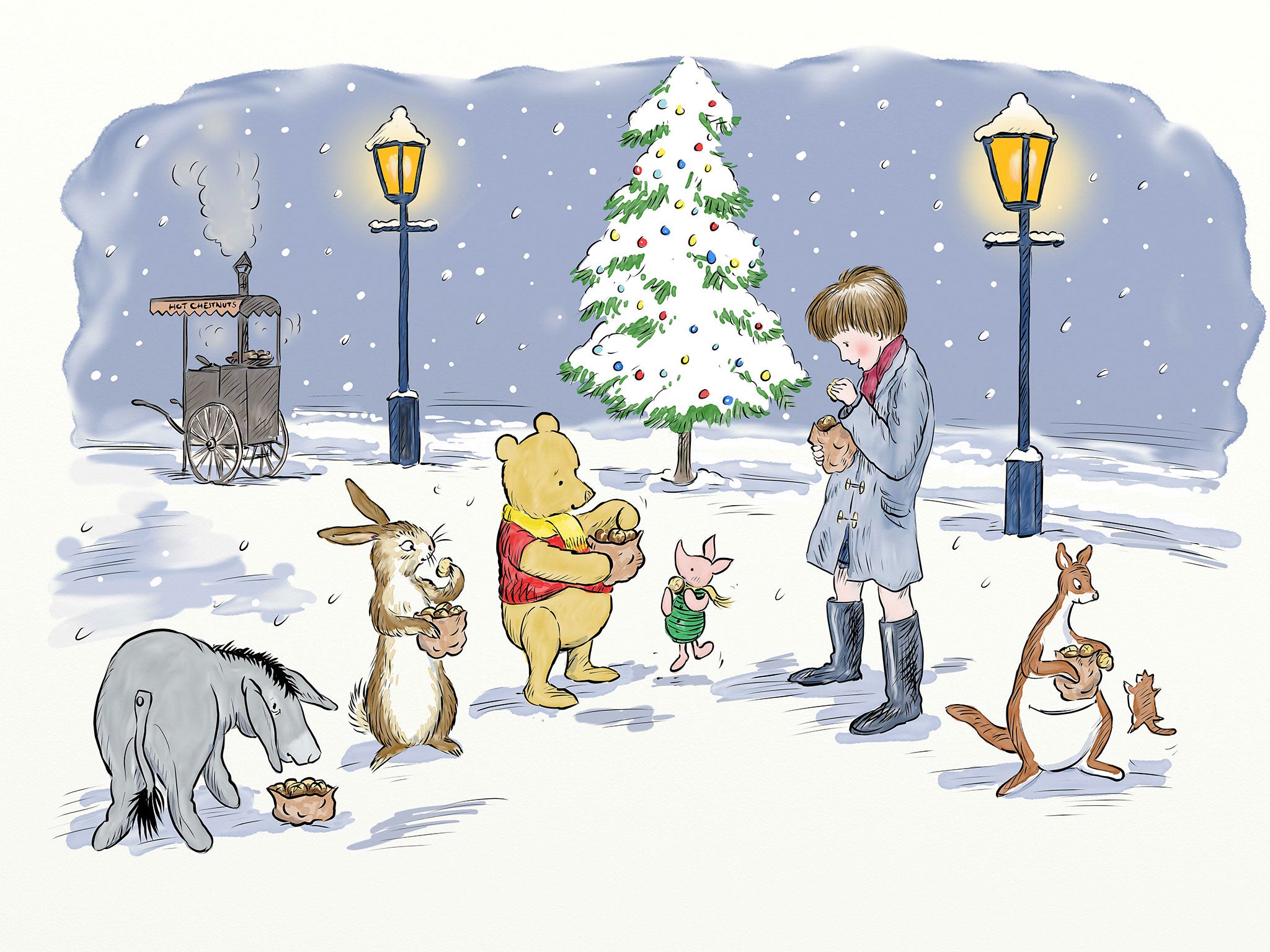 Winnie The Pooh Christmas Wallpapers