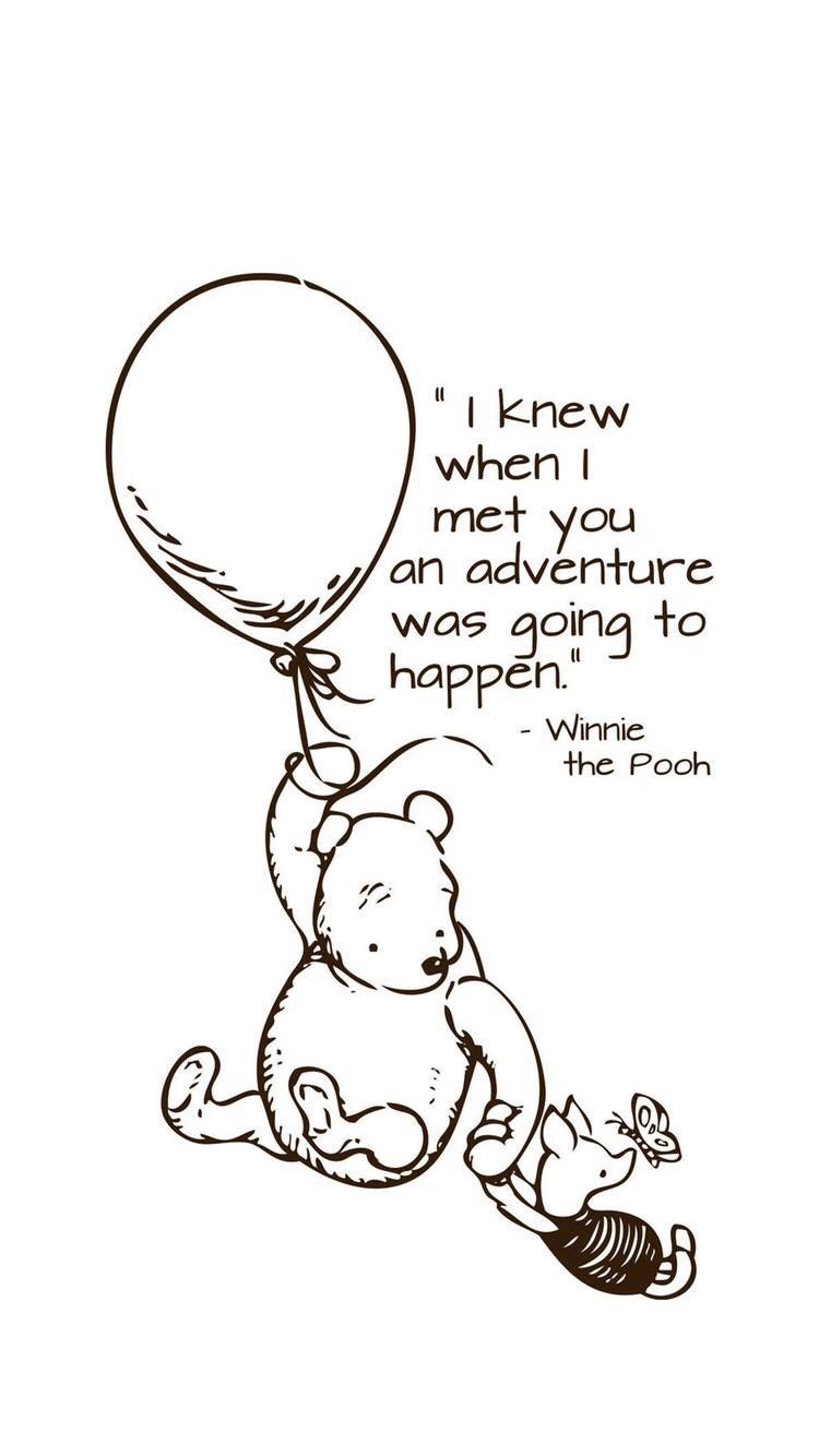 Winnie The Pooh Quote Iphone Wallpapers