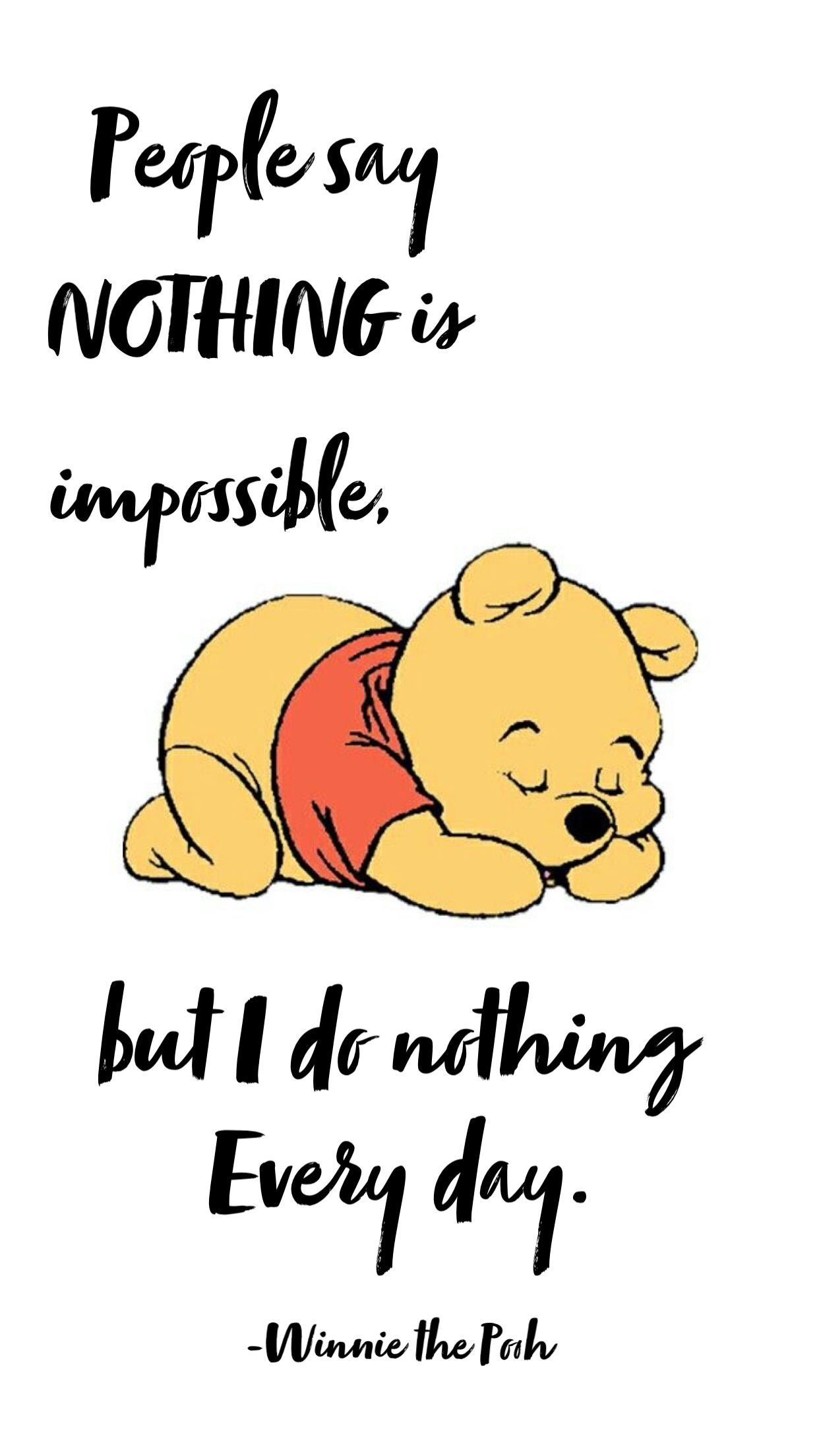 Winnie The Pooh Quote Iphone Wallpapers