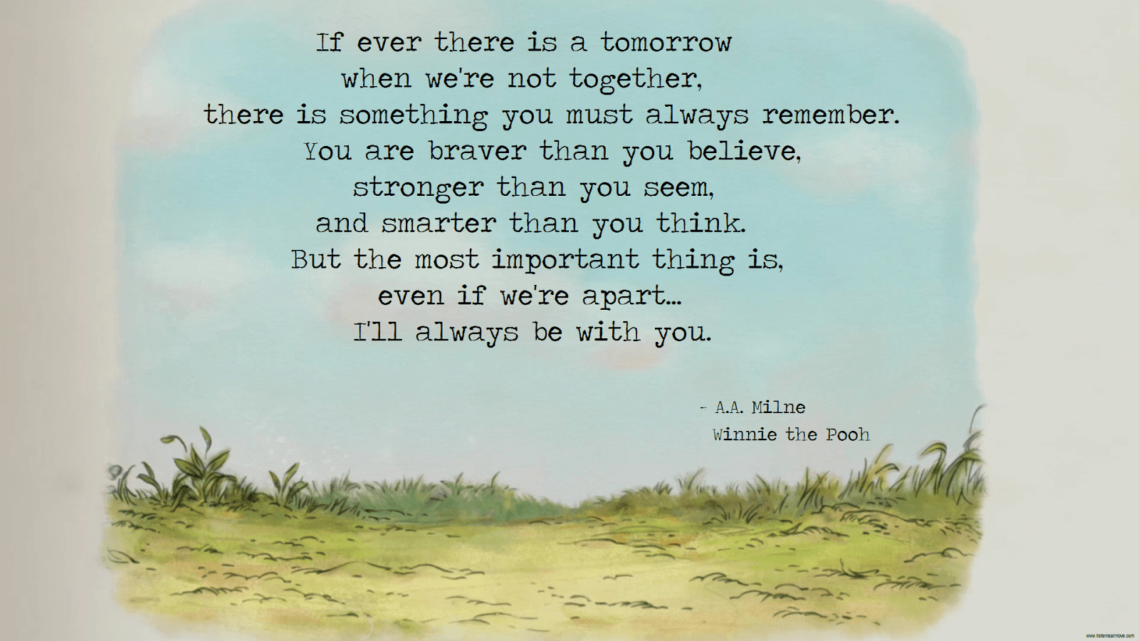 Winnie The Pooh Quote Iphone Wallpapers