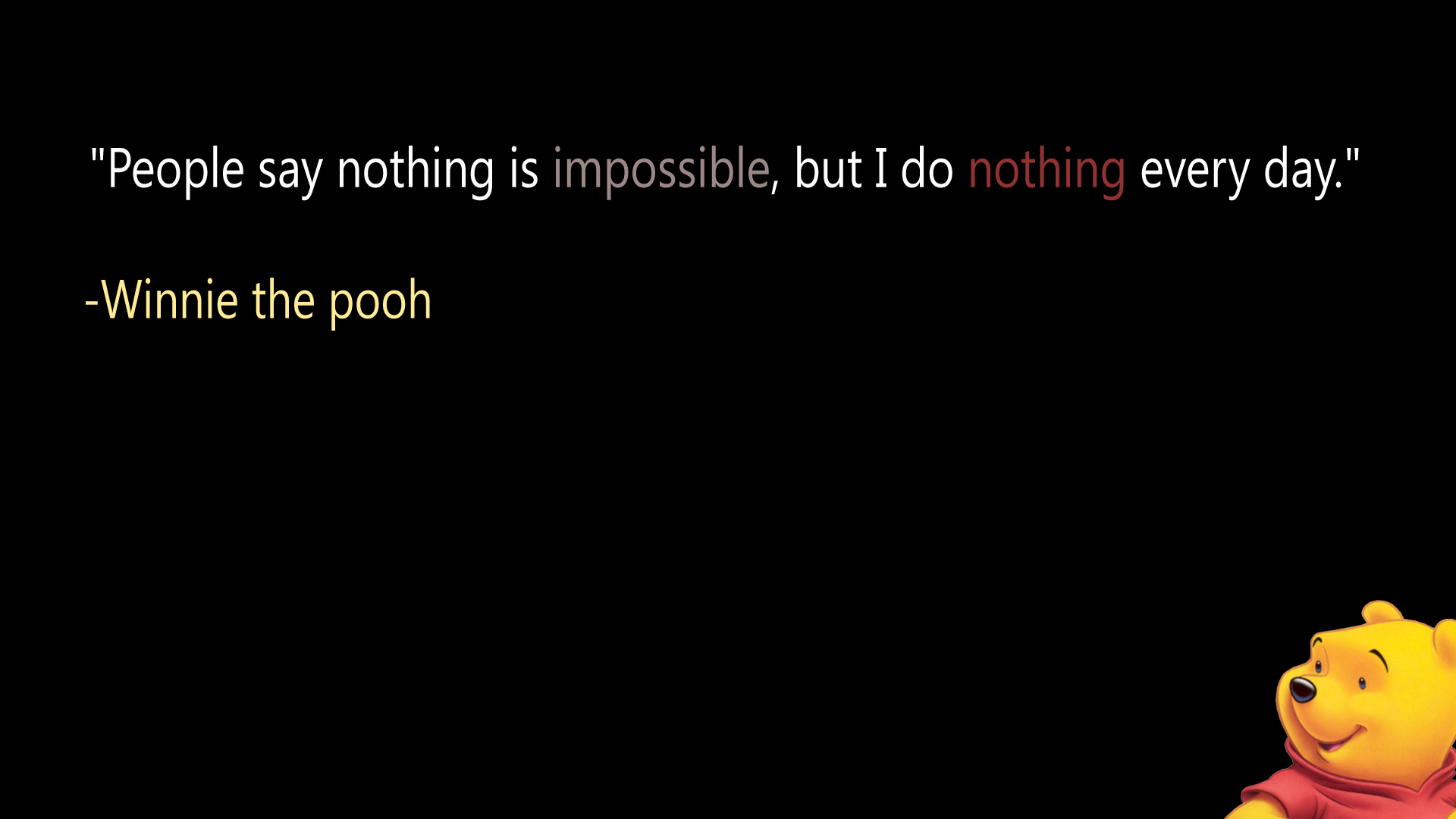 Winnie The Pooh Quotes Wallpapers