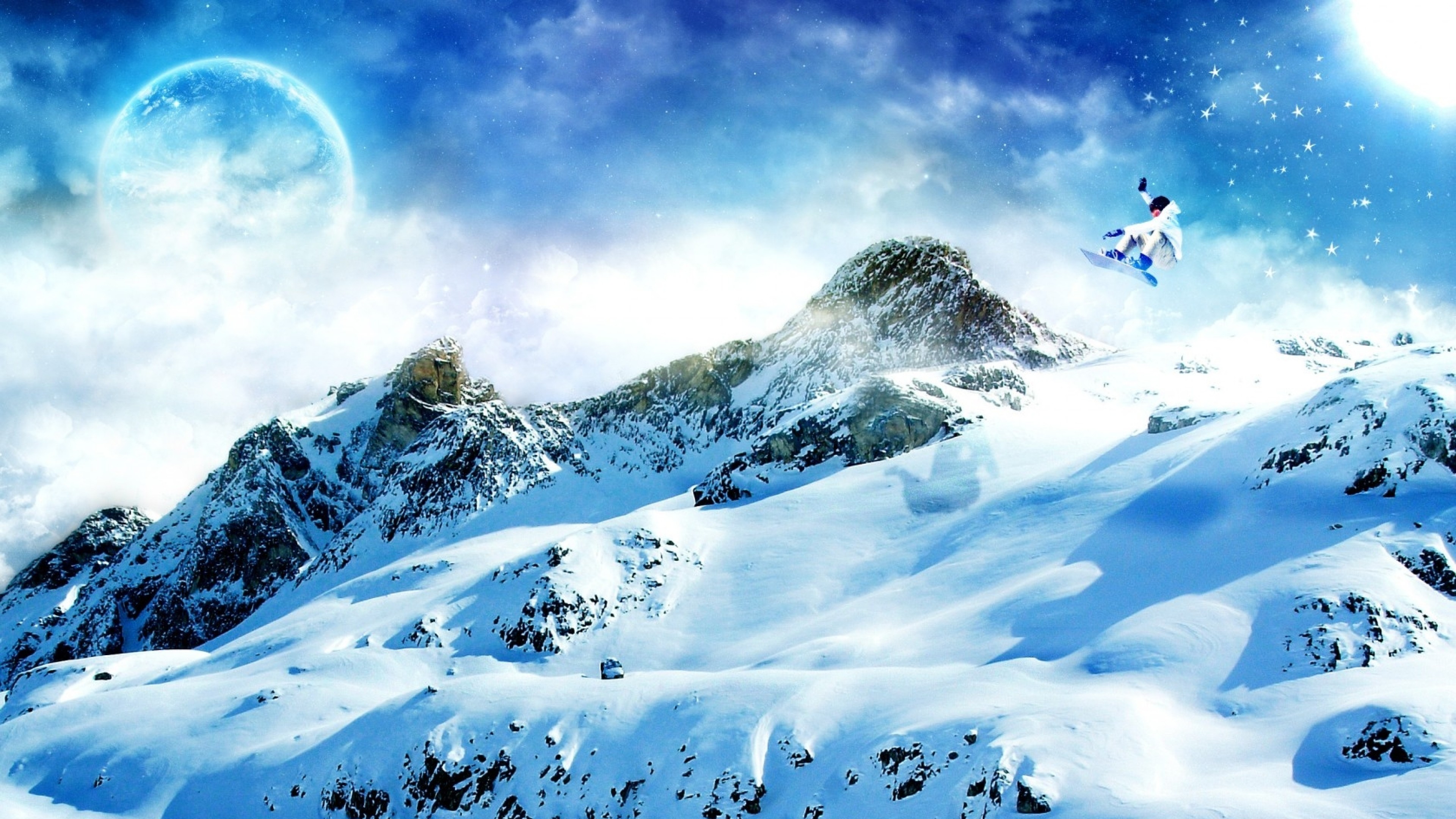 Winter 4K Mountains Wallpapers