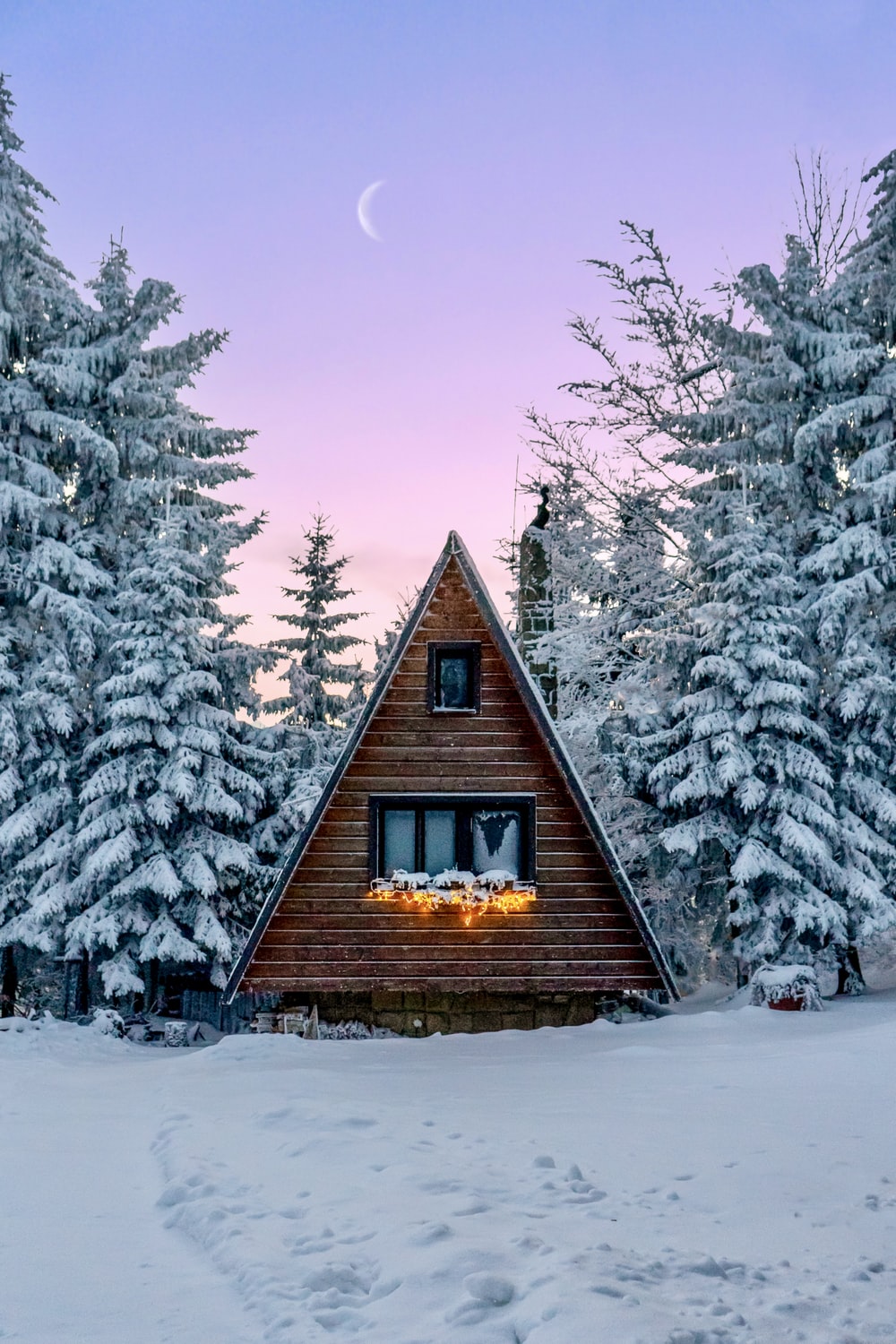 Winter Cabin Wallpapers