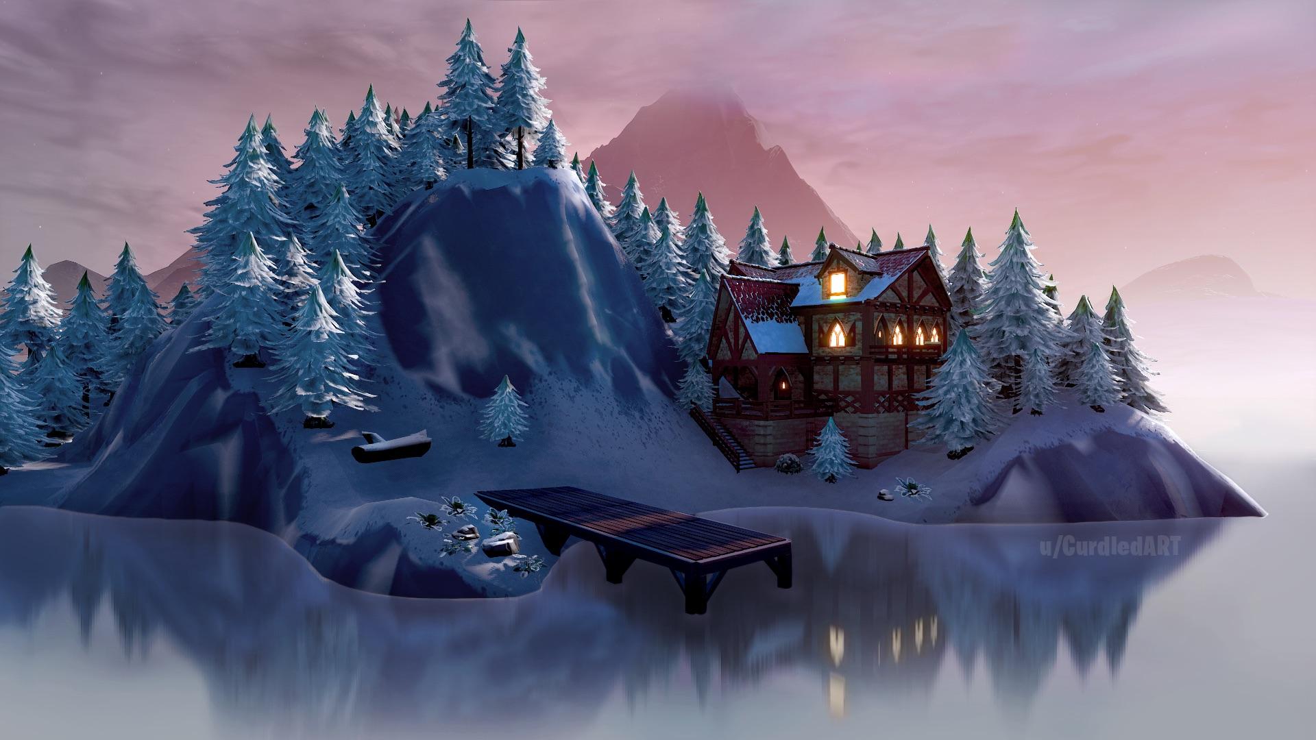 Winter Cabin Wallpapers