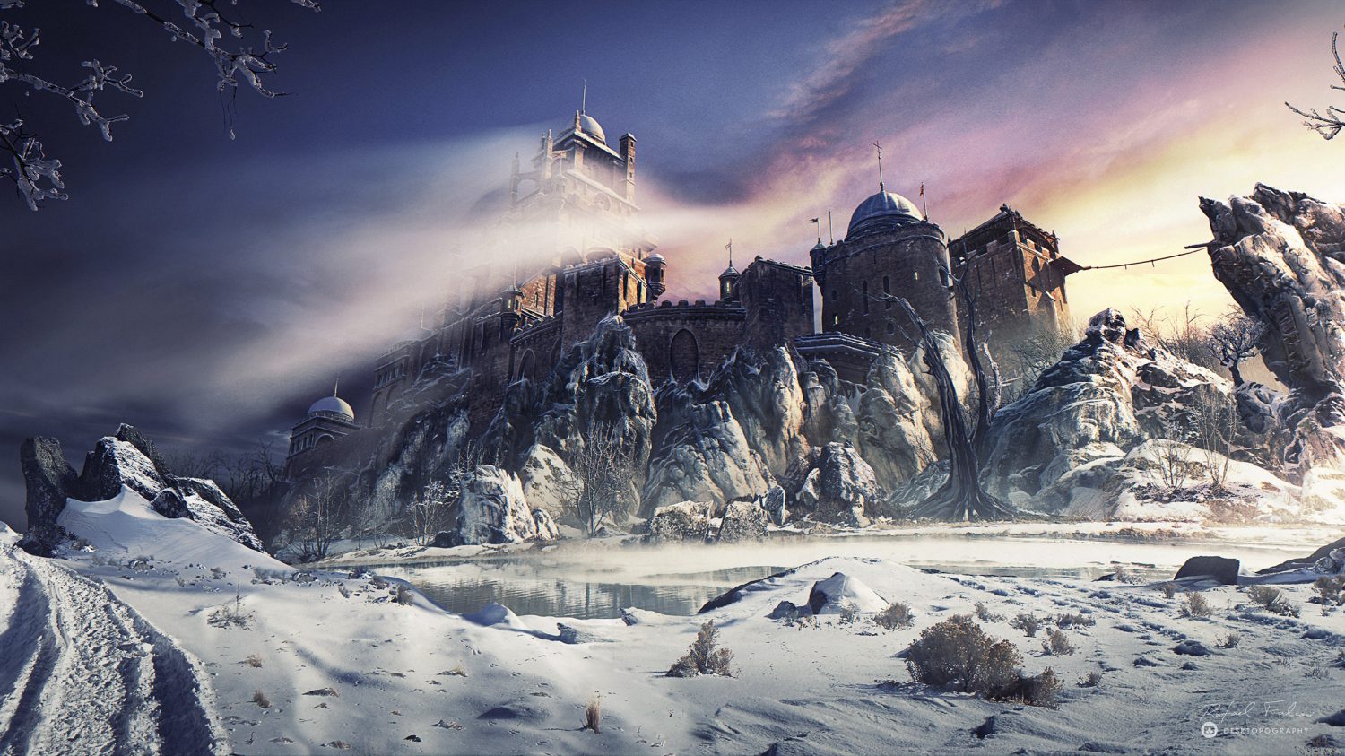 Winter Castle Wallpapers