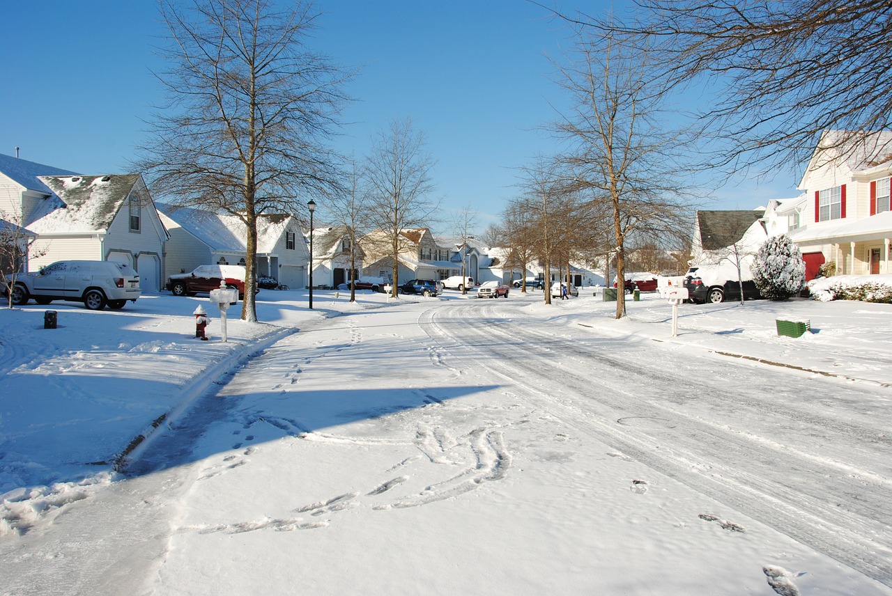 Winter City Background