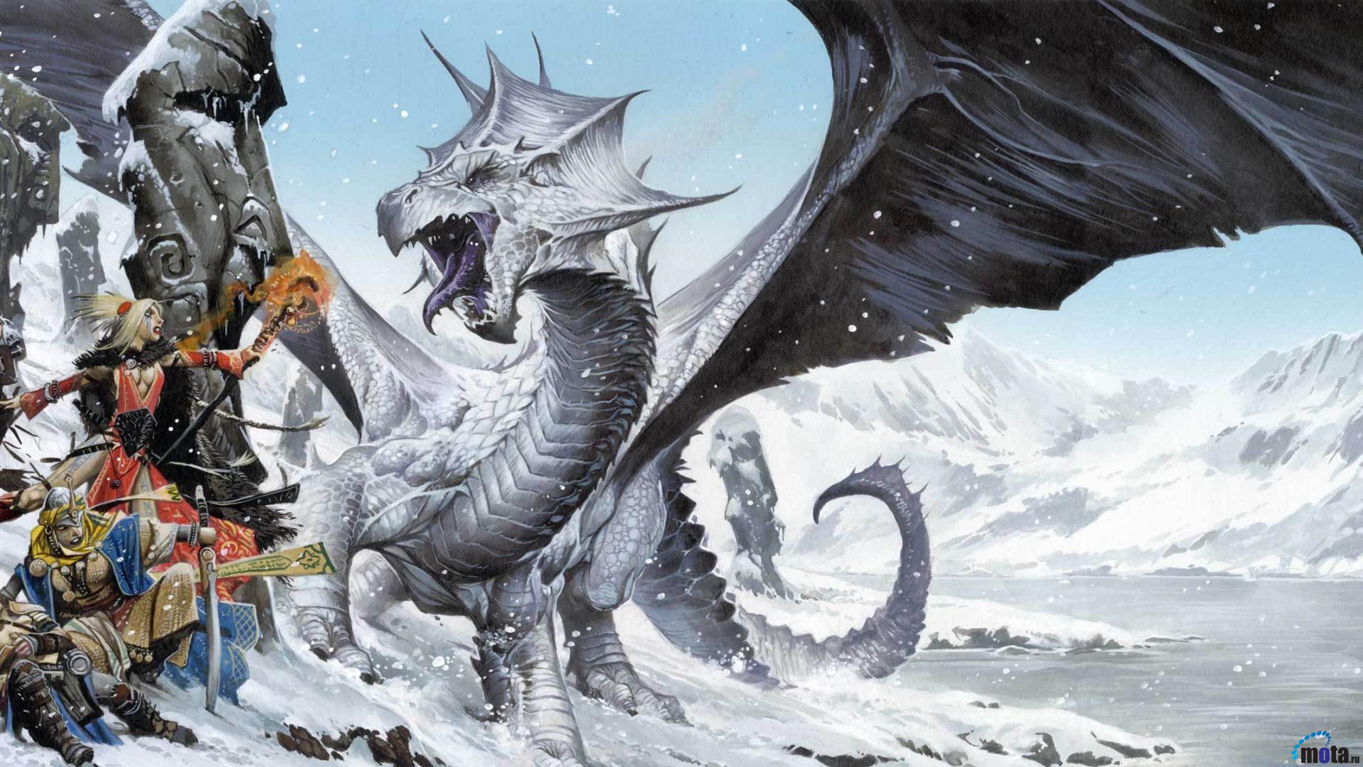 Winter Dragon Wallpapers