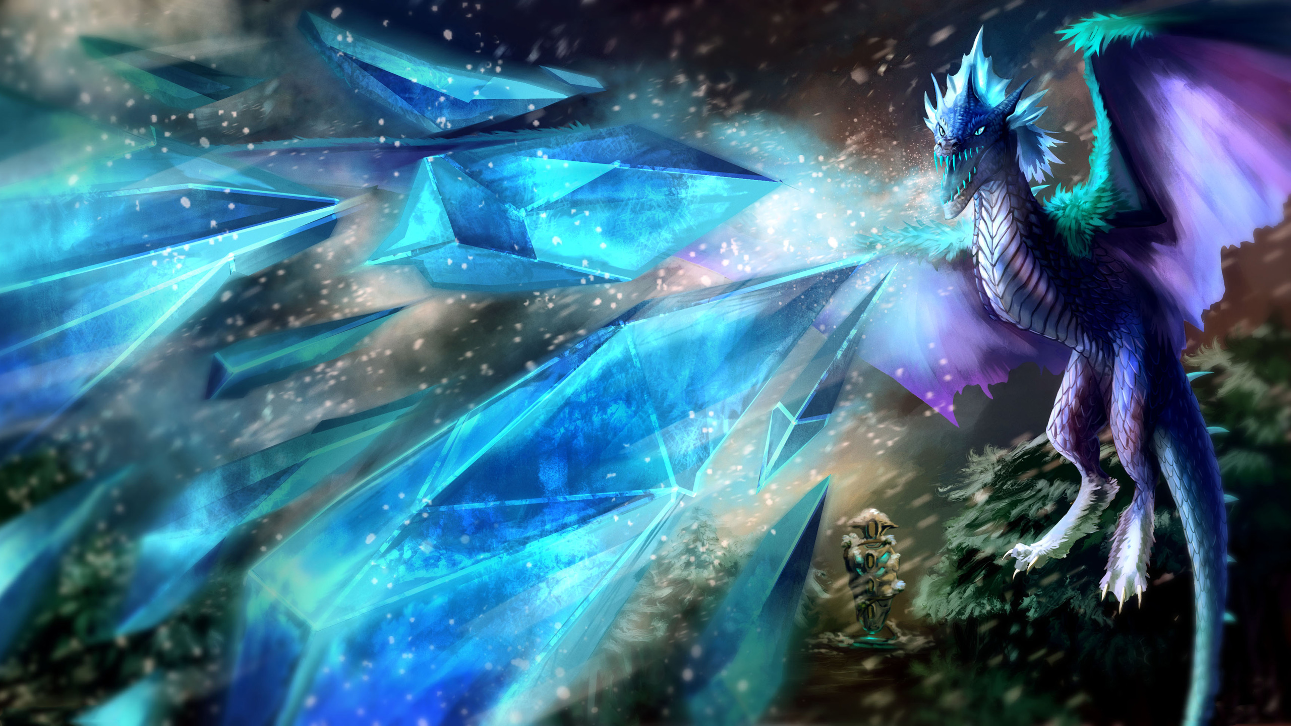 Winter Dragon Wallpapers