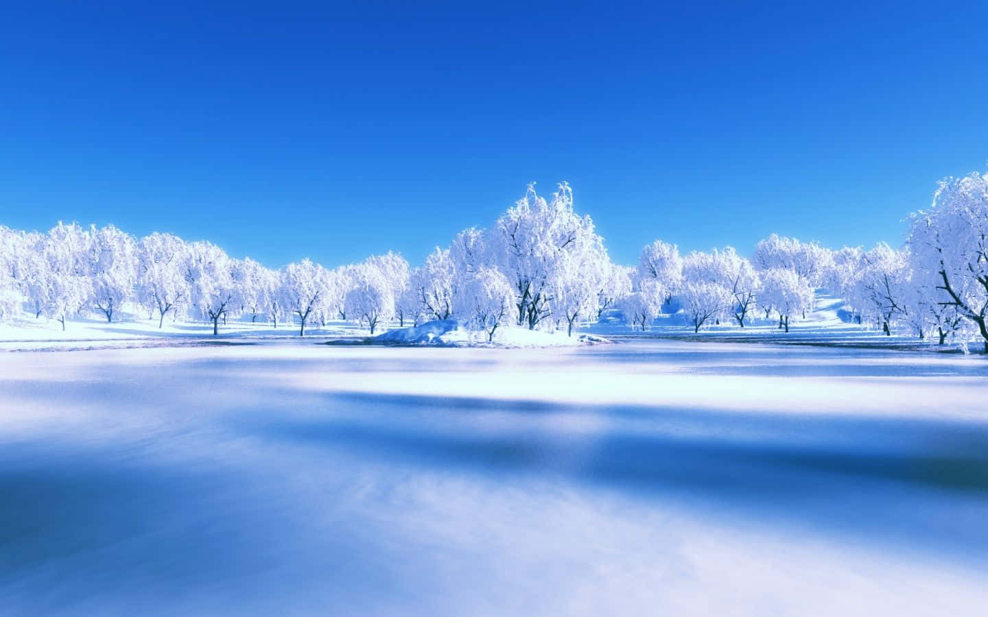 Winter Lake Wallpapers