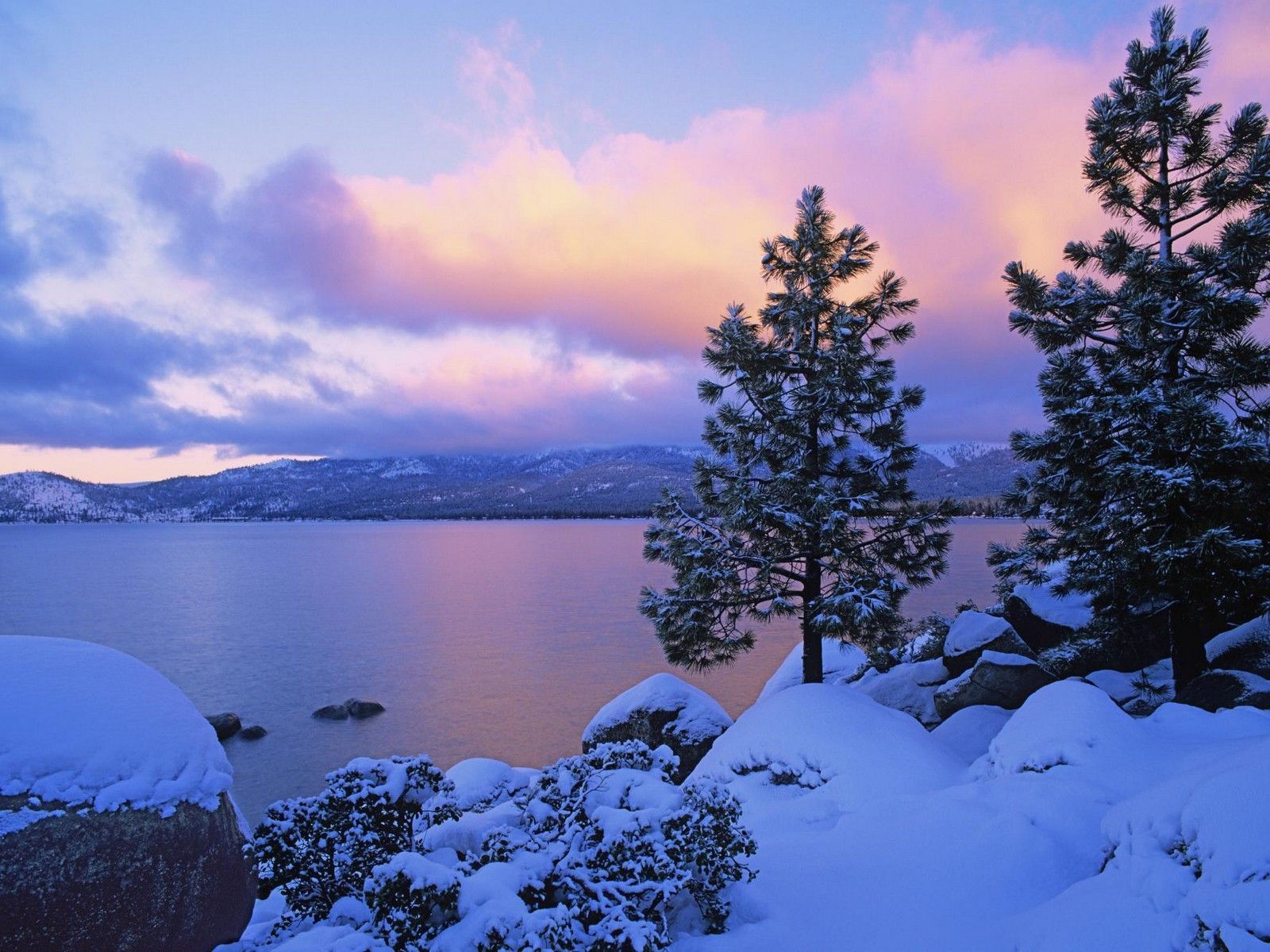 Winter Lake Wallpapers