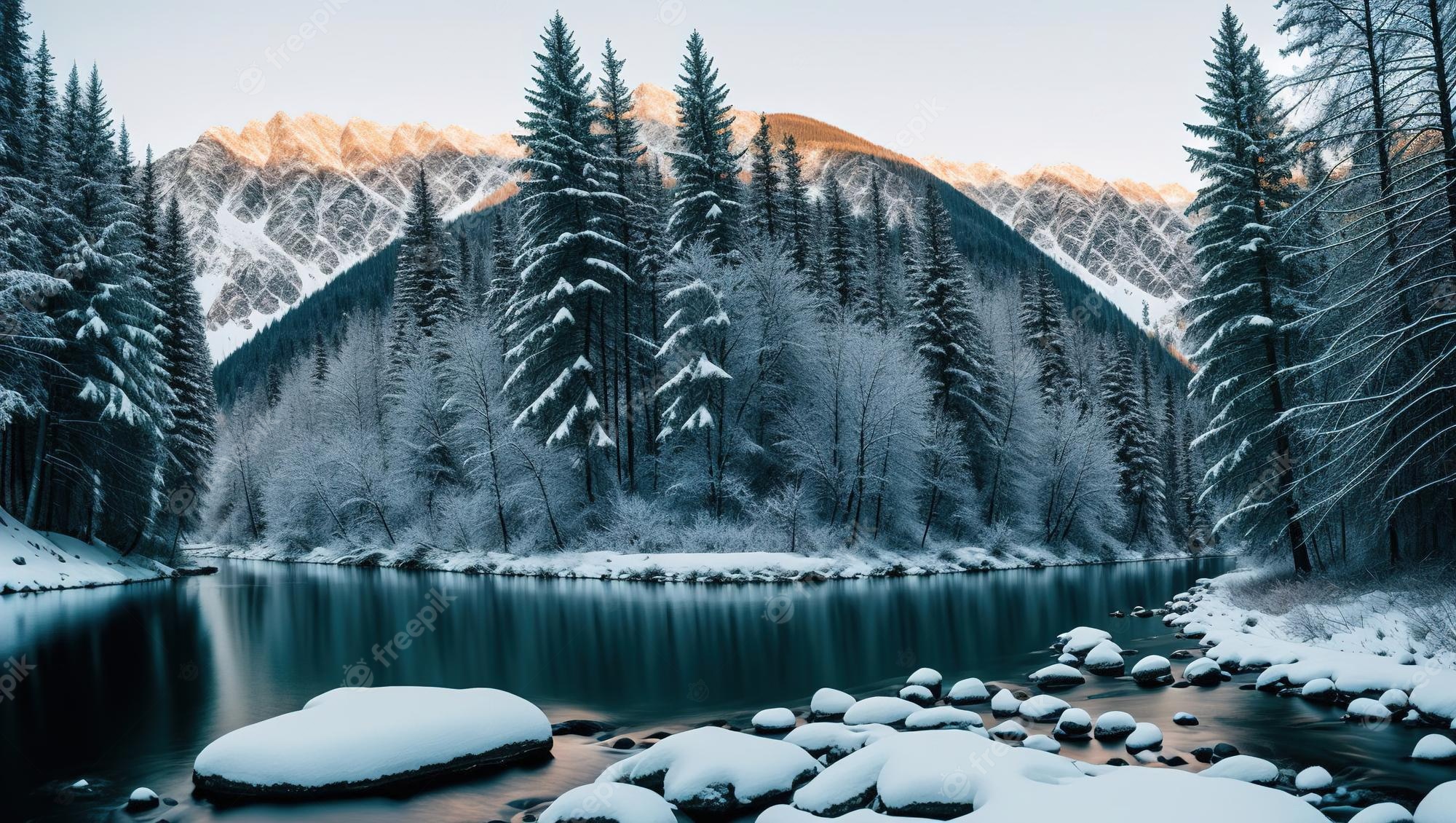 Winter Lake Wallpapers