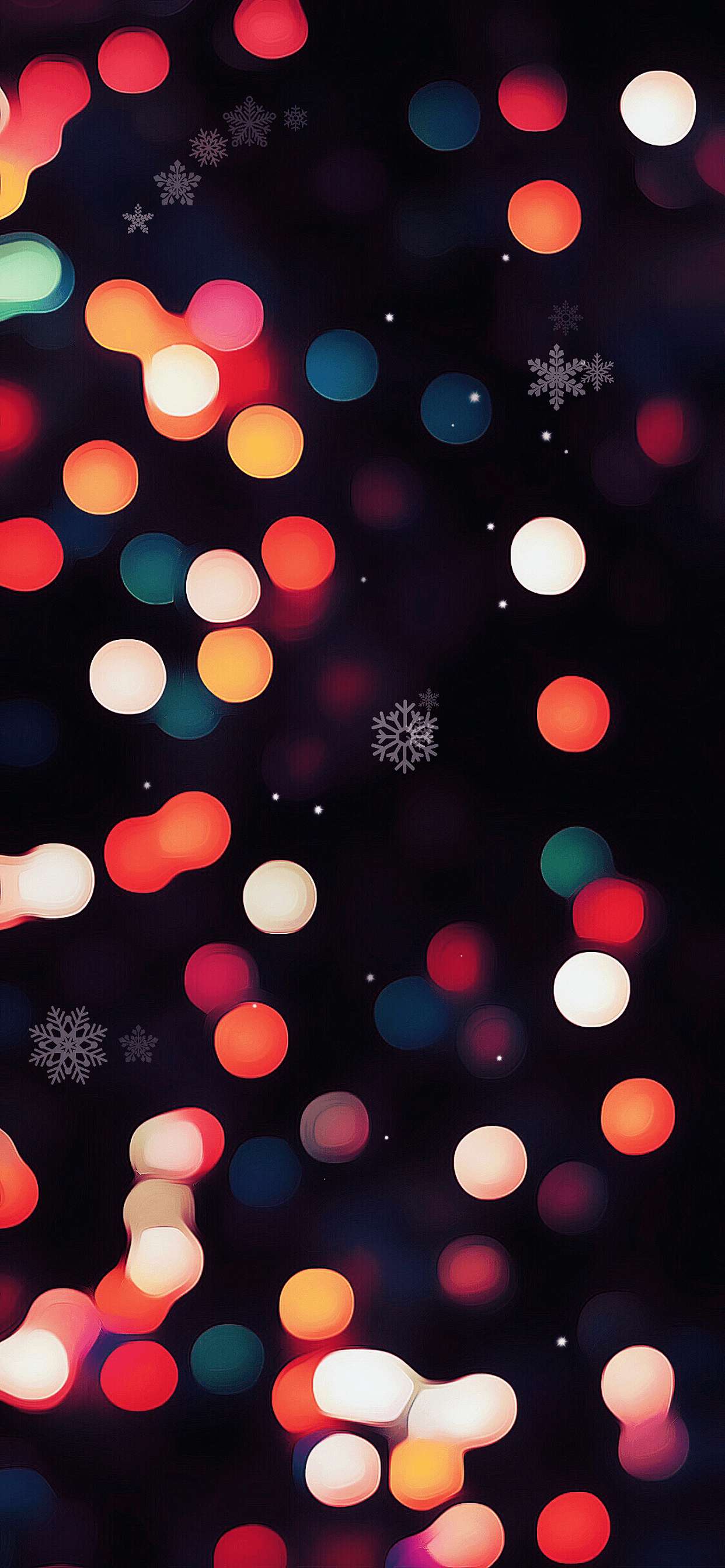 Winter Lights Background