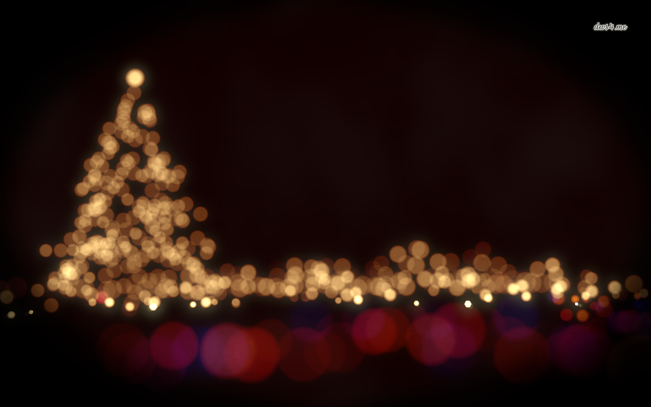 Winter Lights Background