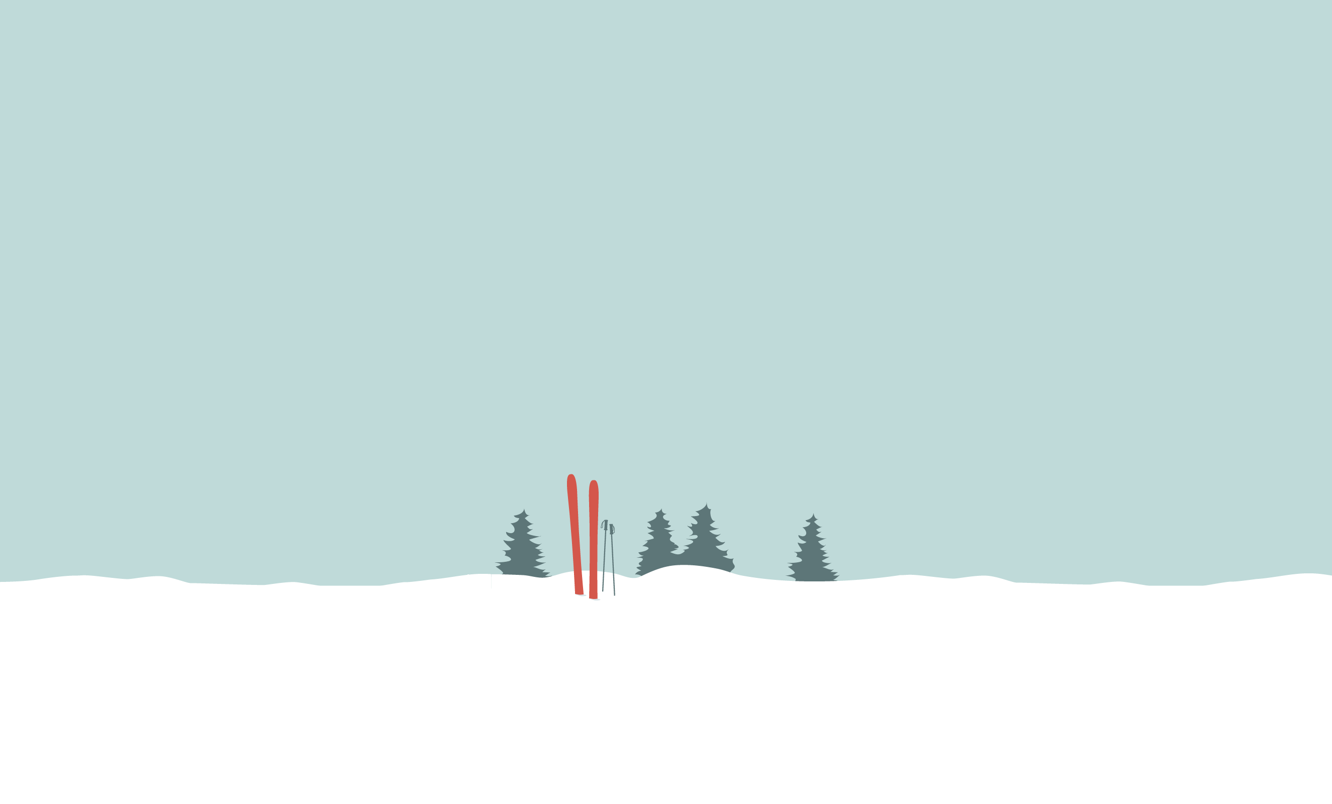 Winter Minimalist Wallpapers