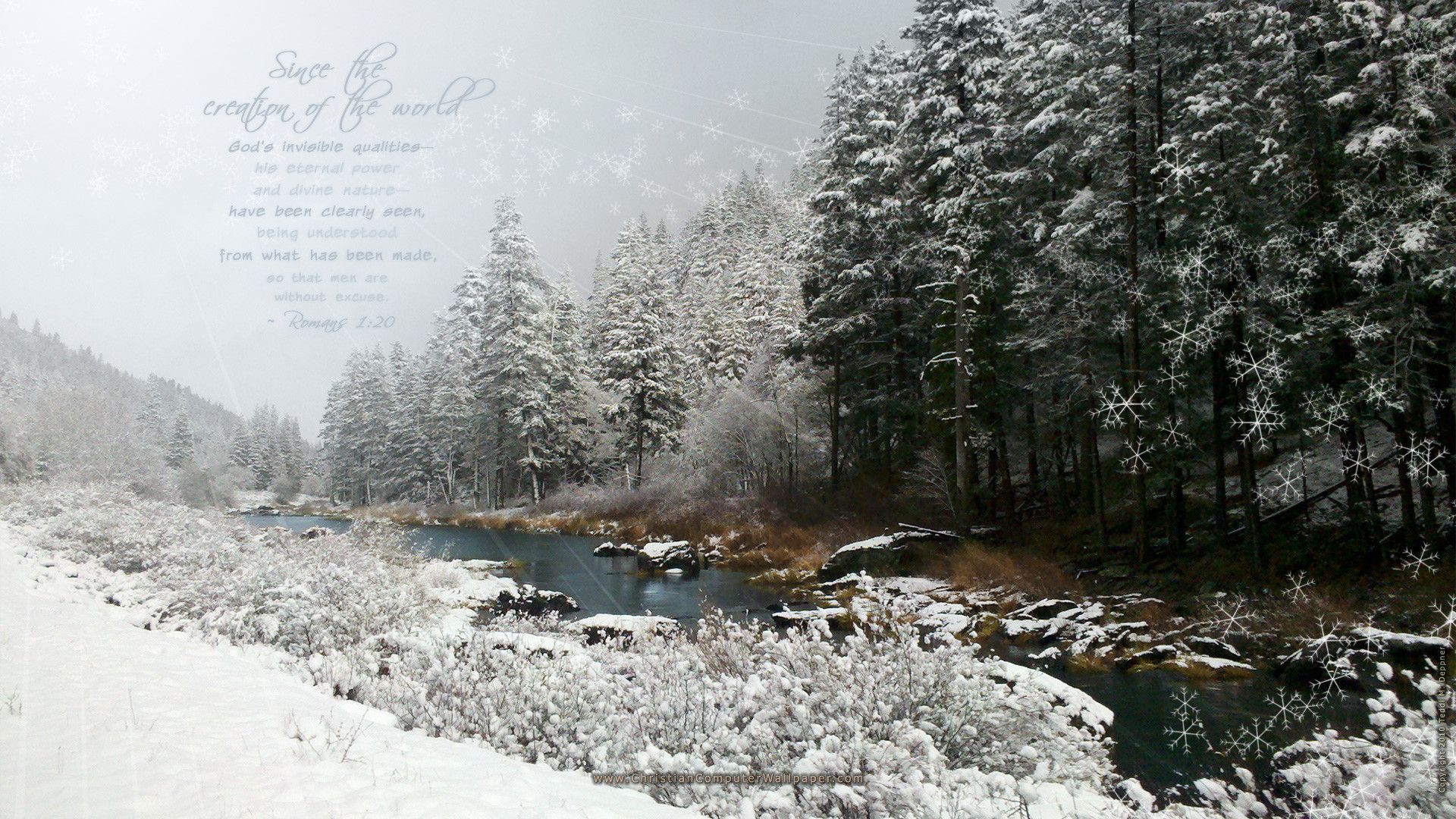 Winter Scripture Wallpapers