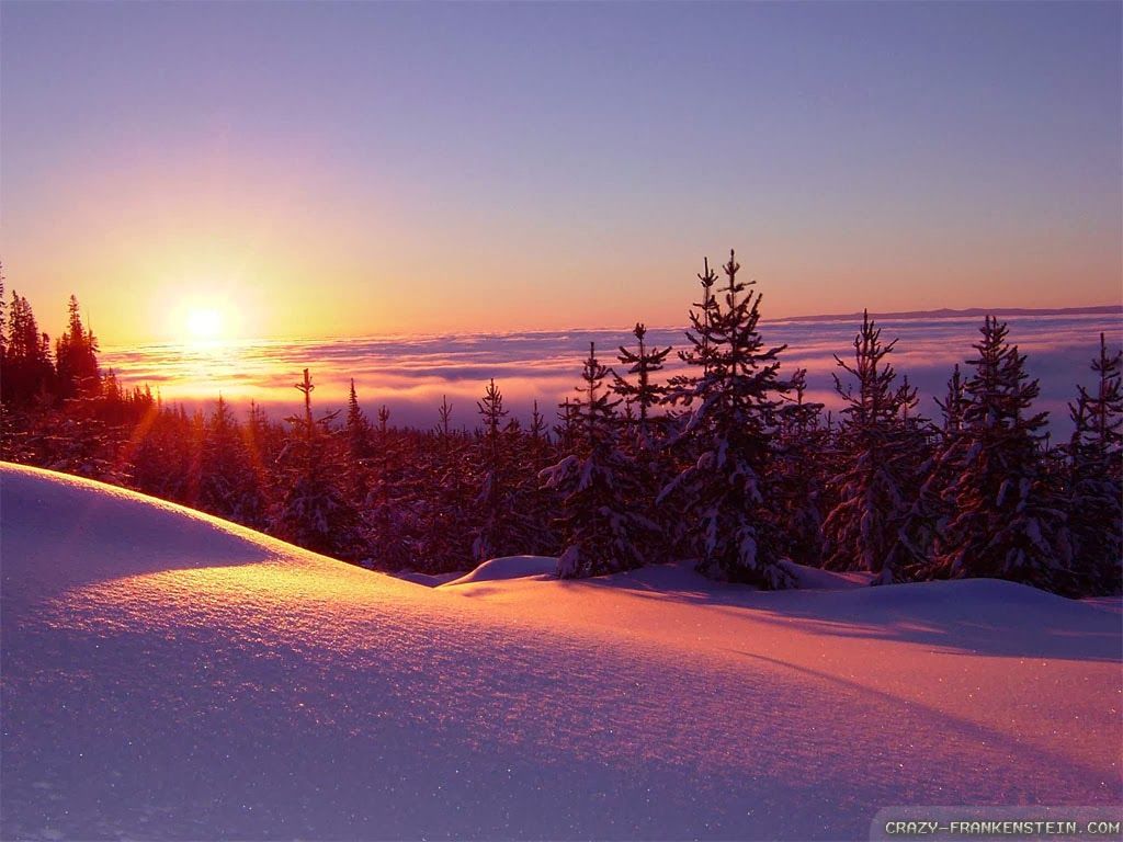 Winter Sunset Photography Wallpapers