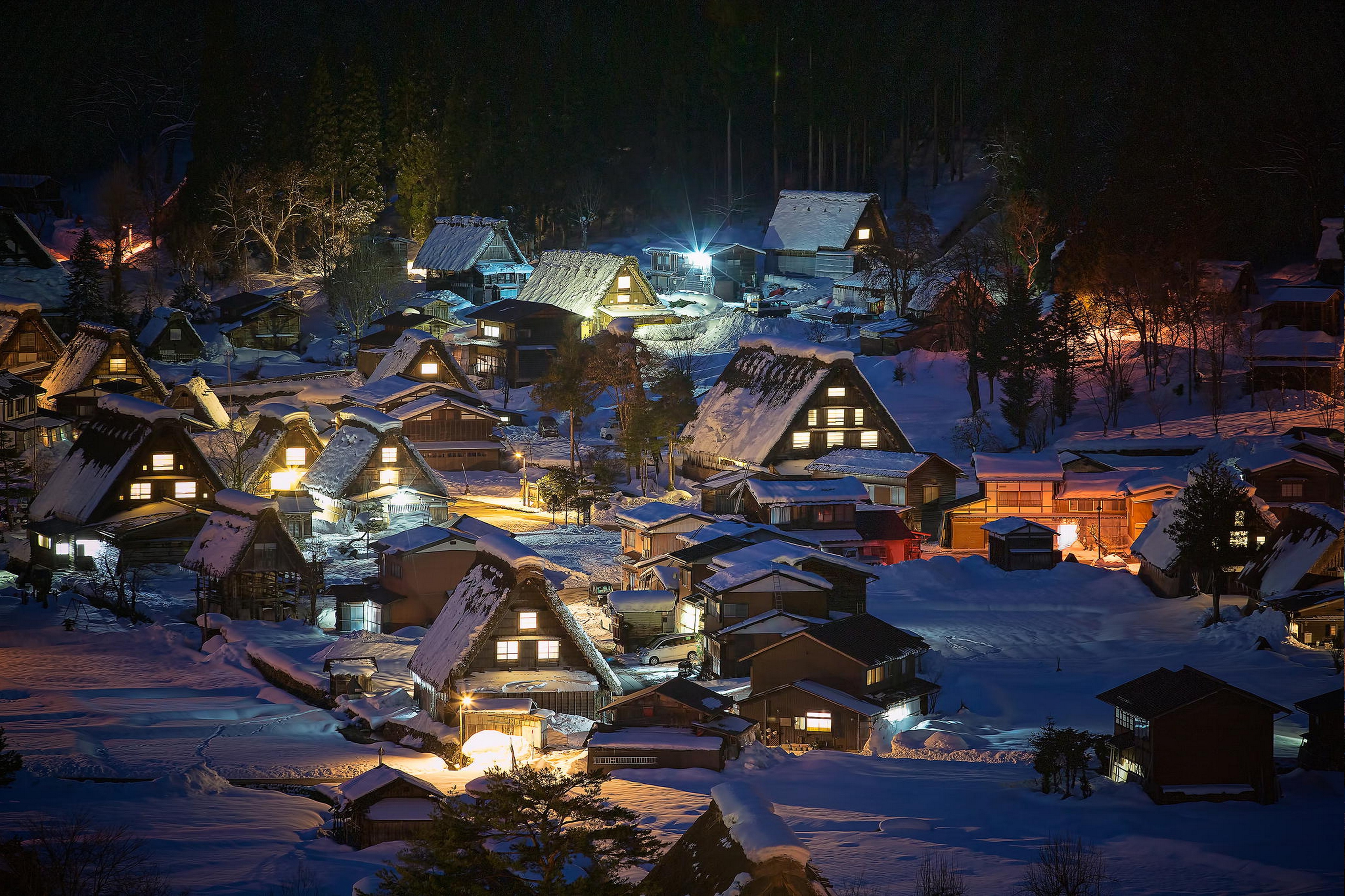 Winter Village Wallpapers