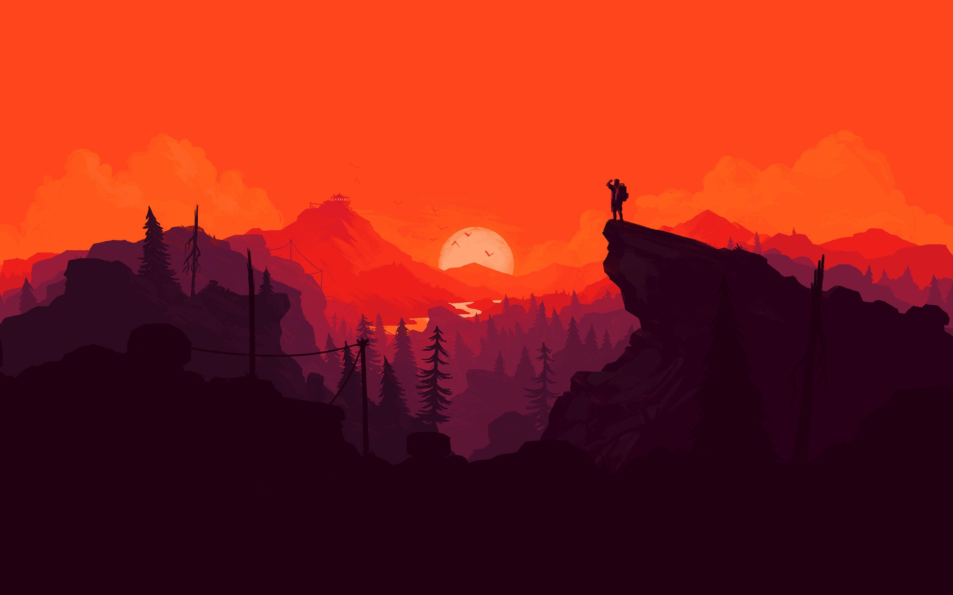 Witcher 3 Minimalist Wallpapers