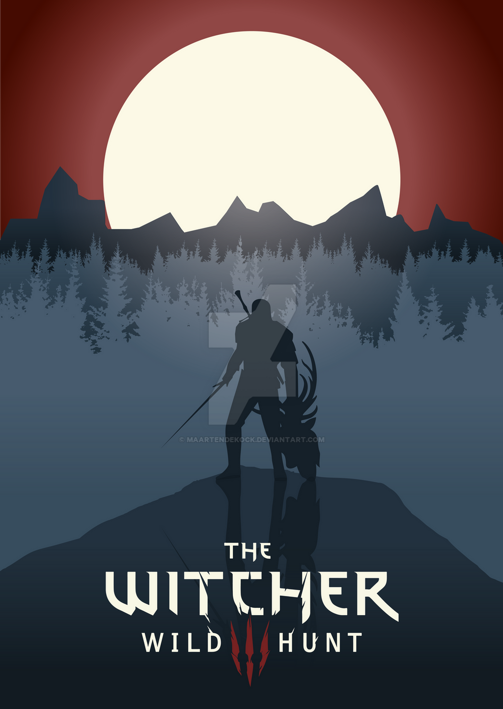 Witcher 3 Minimalist Wallpapers