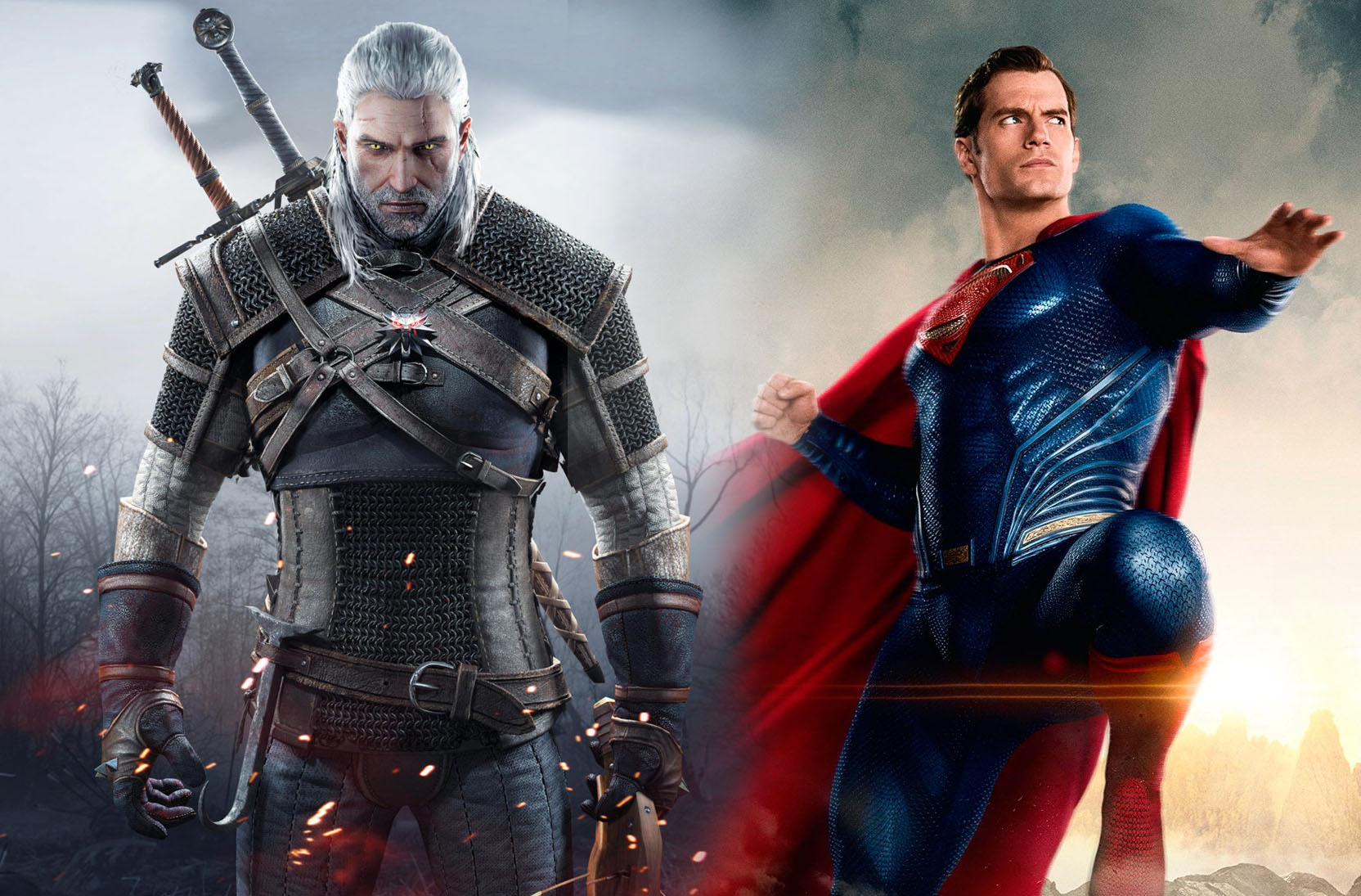 Witcher X Superman Wallpapers