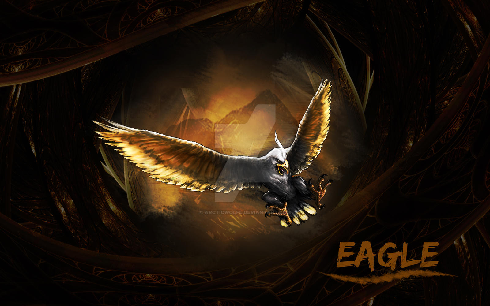 Wolf And Eagle Pictures Wallpapers