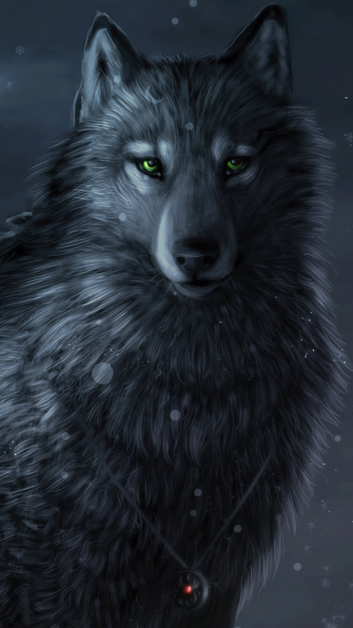 Wolf Green Eyes Artistic Wallpapers