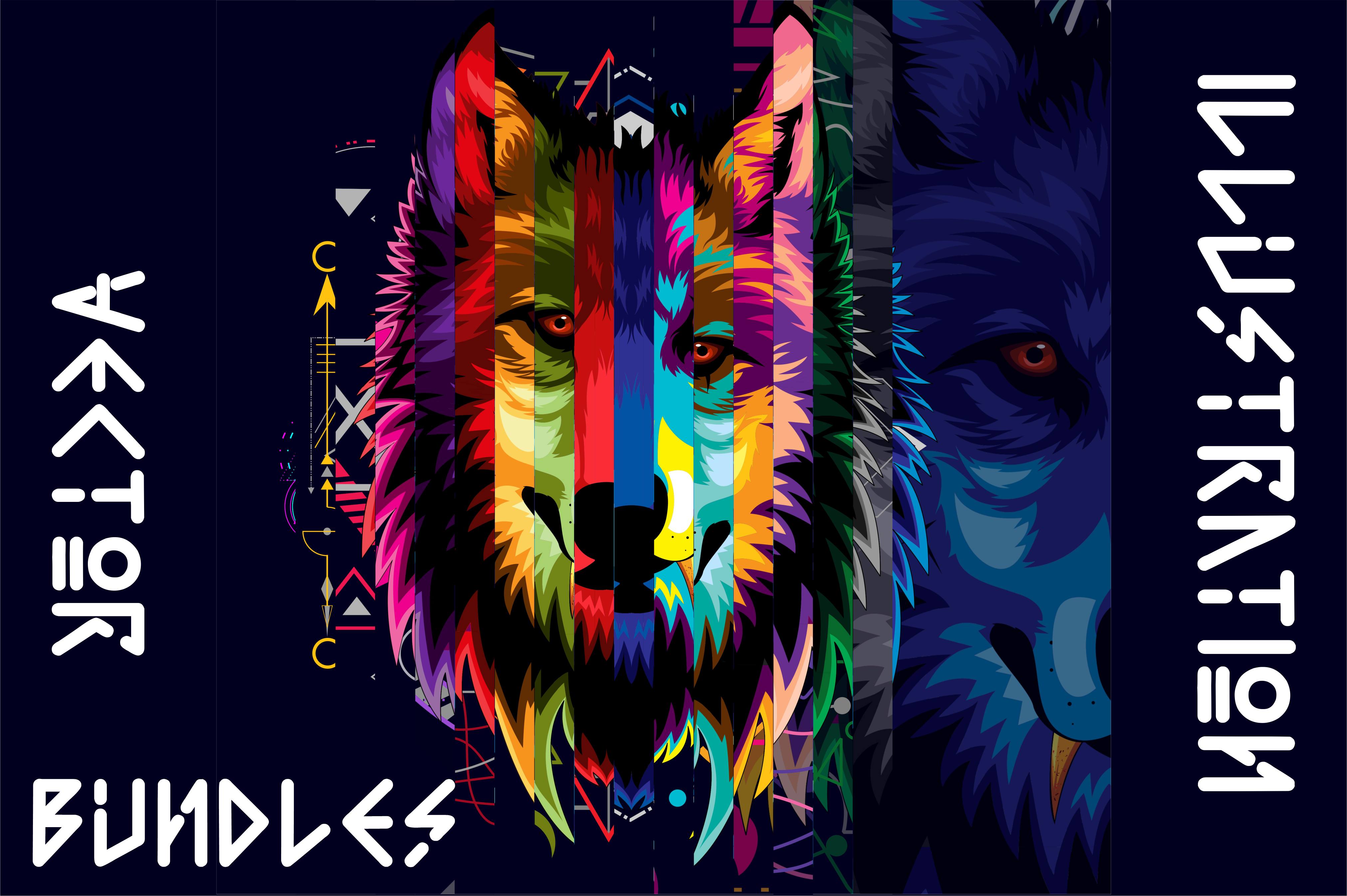 Wolf Hipster Wallpapers