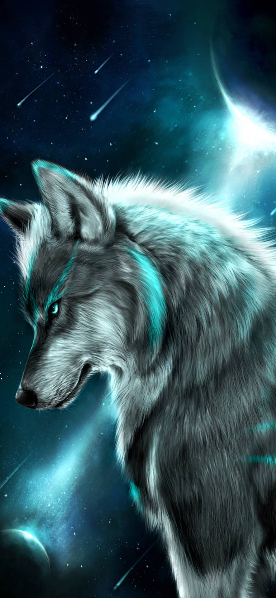 Wolf Phone Background