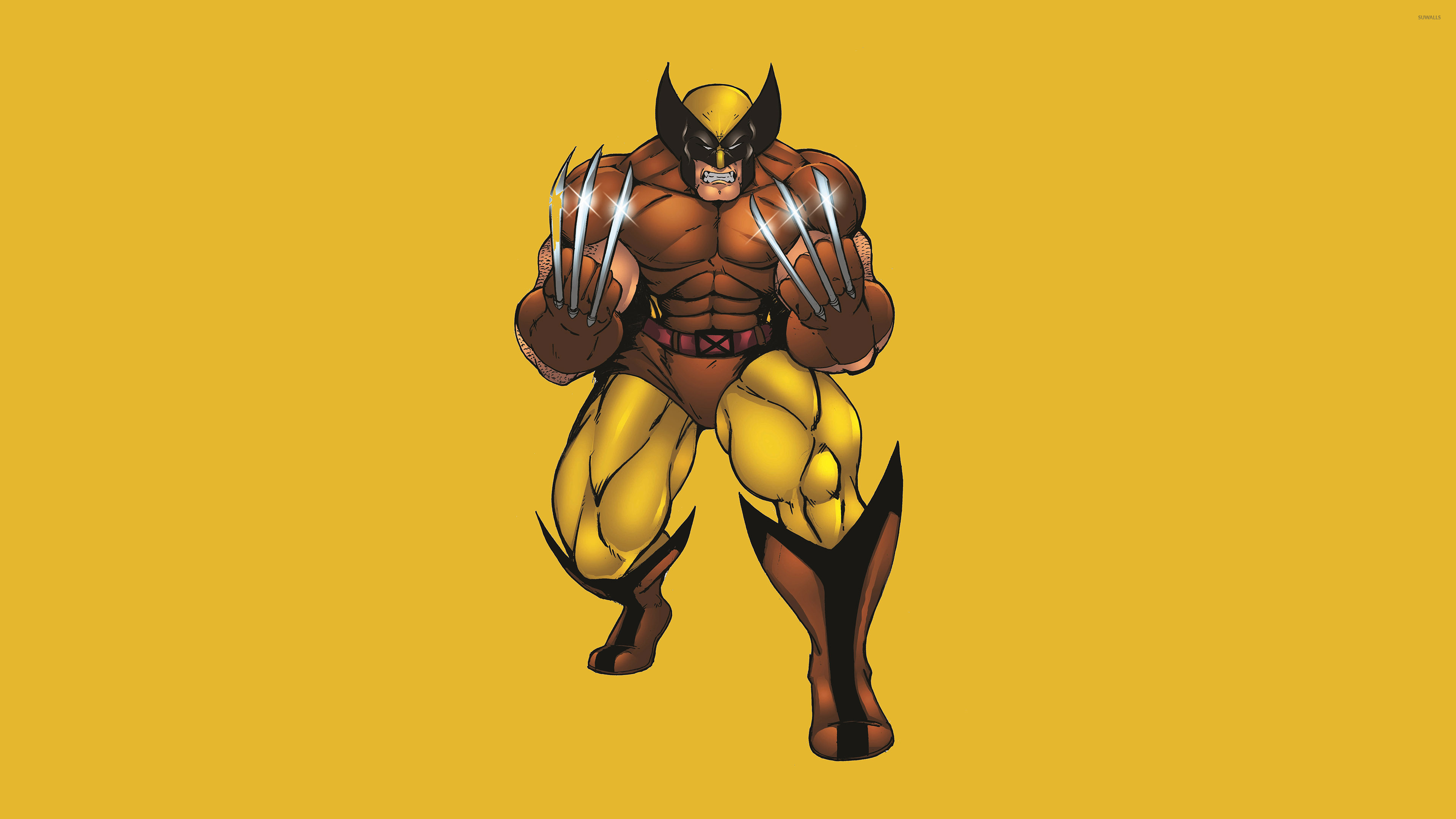 Wolverine Gold Claws Dark Wallpapers