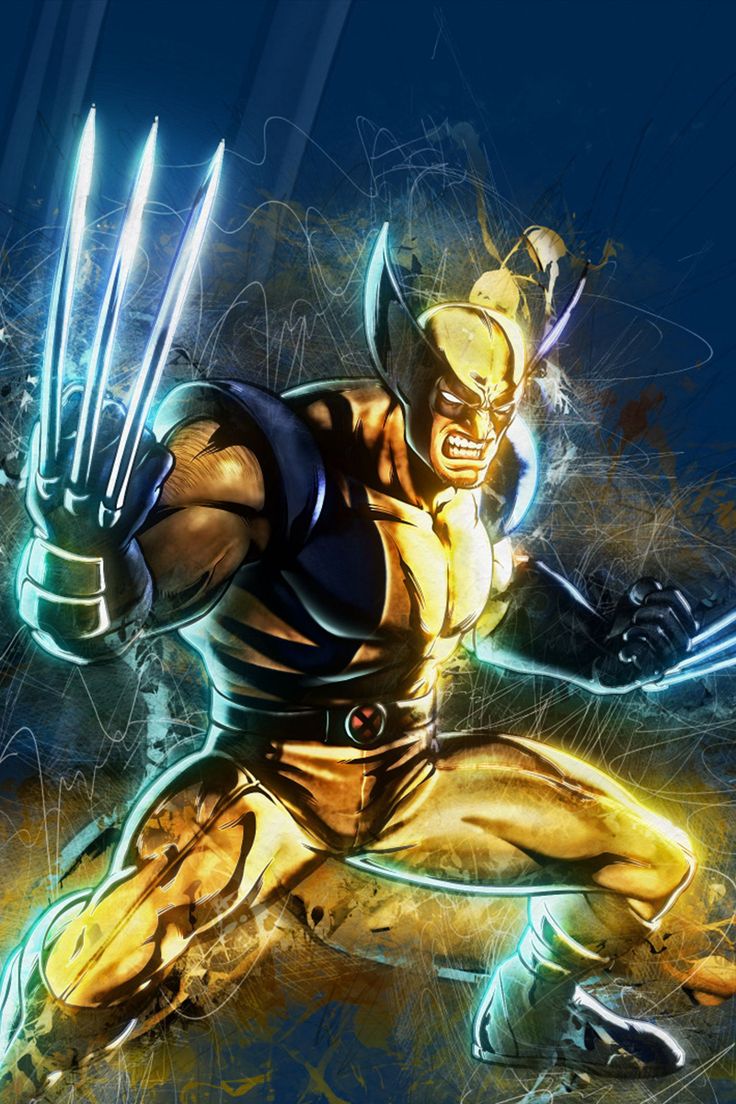 Wolverine Gold Claws Dark Wallpapers