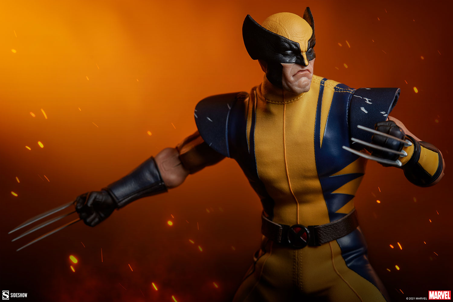 Wolverine Gold Claws Dark Wallpapers