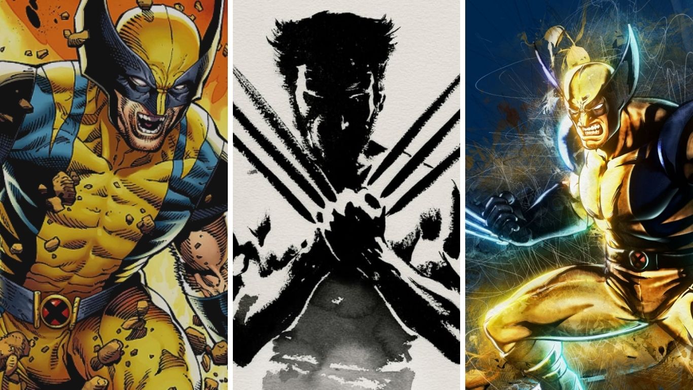 Wolverine Gold Claws Dark Wallpapers