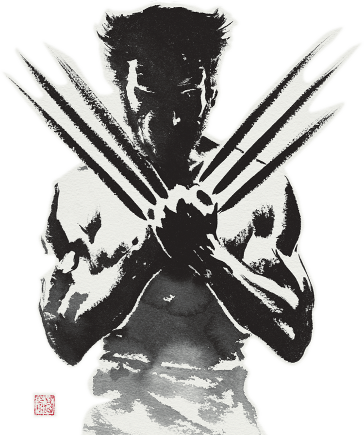 Wolverine Gold Claws Dark Wallpapers