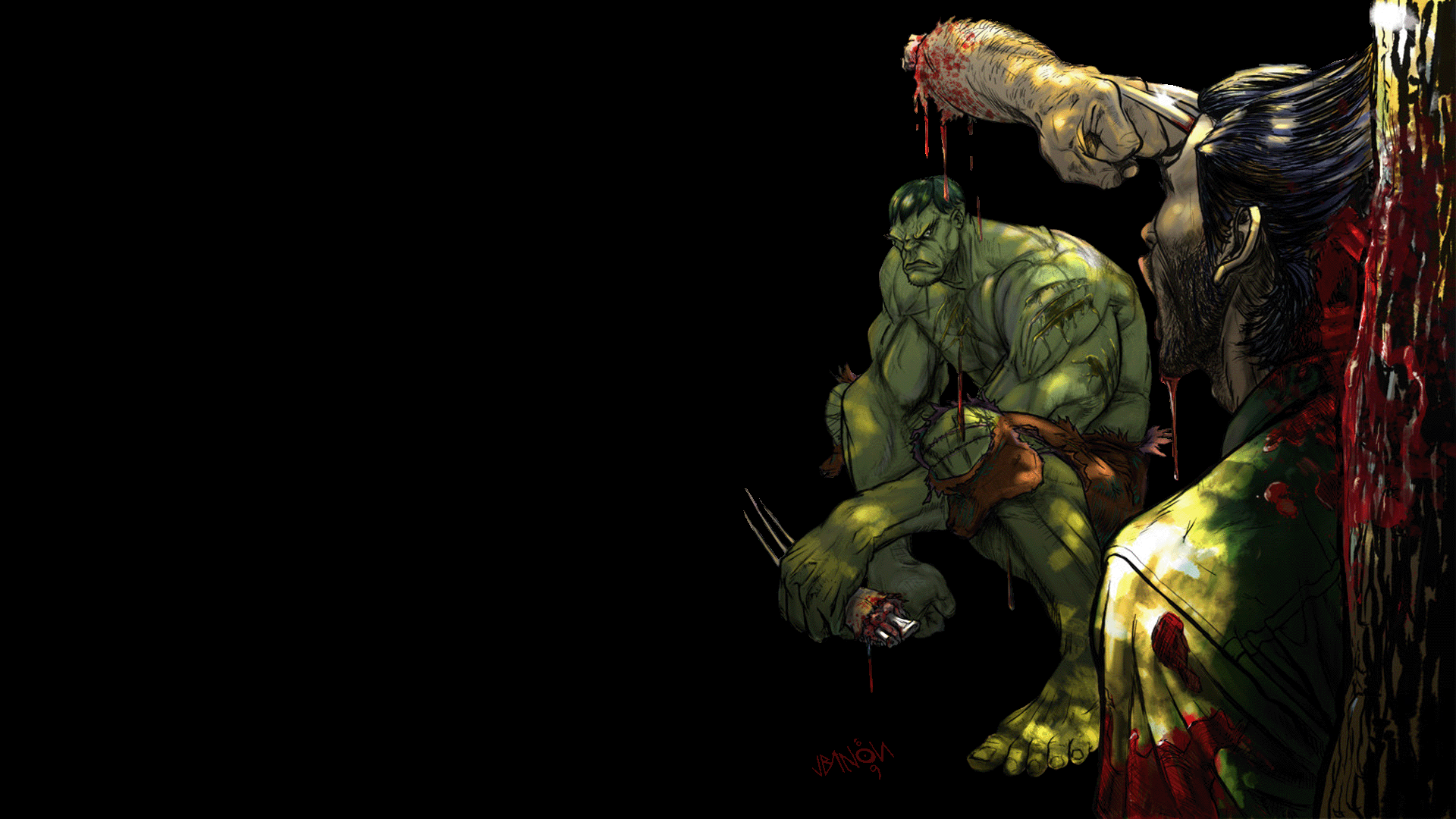 Wolverine Vs Hulk Wallpapers