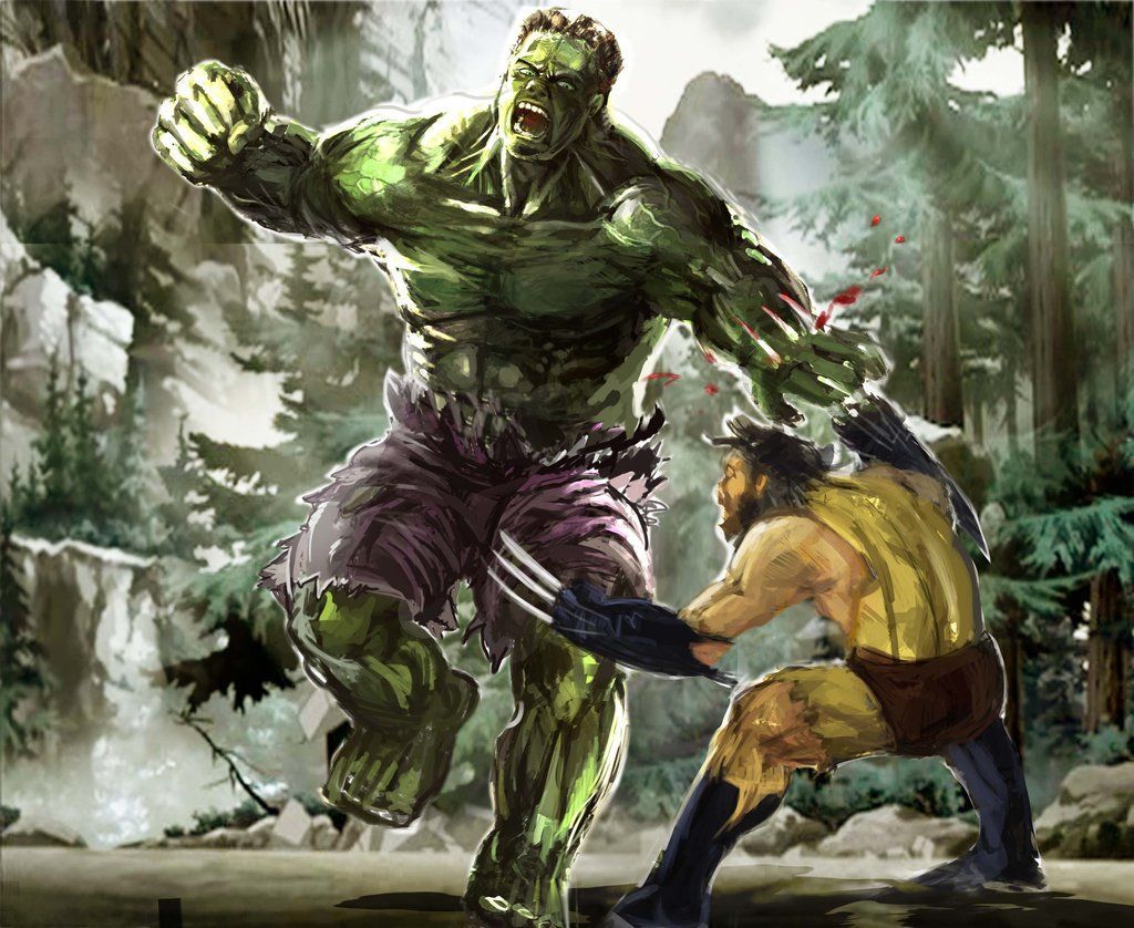 Wolverine Vs Hulk Wallpapers